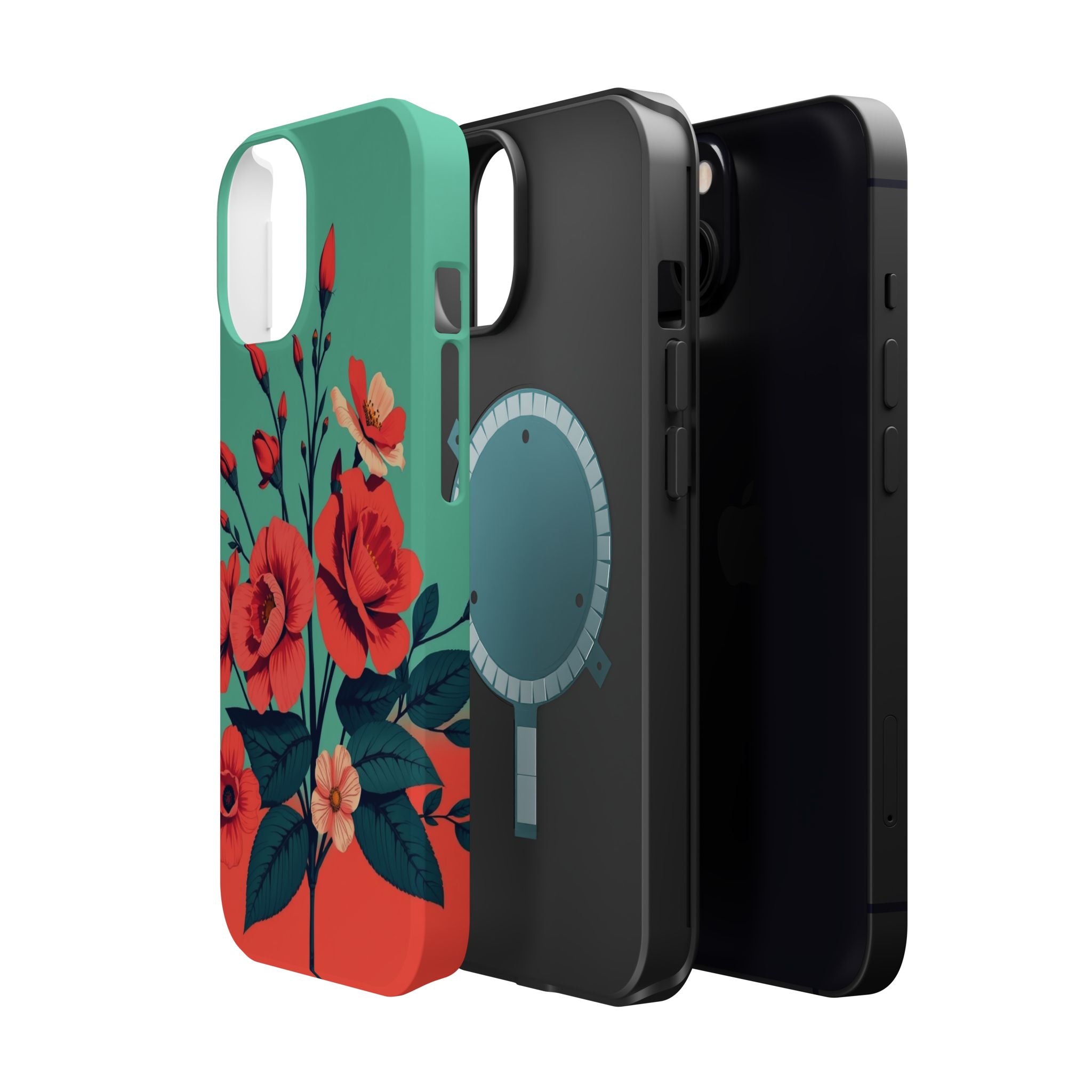iPhone Pin-up Floral Cinematic Art Bold Modern Everyday Snap Case · iPhone Case