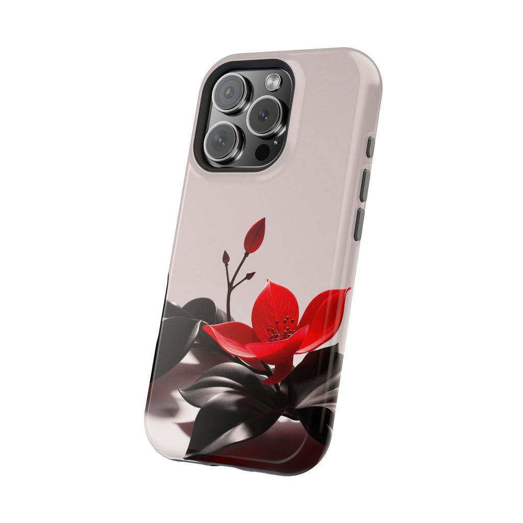 iPhone Radiant Bloom and Leaf Design Slim Everyday Designer Case · iPhone Case