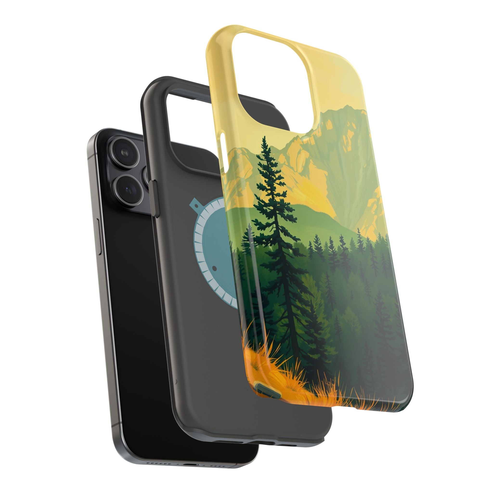 iPhone Pine Ridge Oil Painting Impressionist Slim iPhone Everyday · iPhone Case