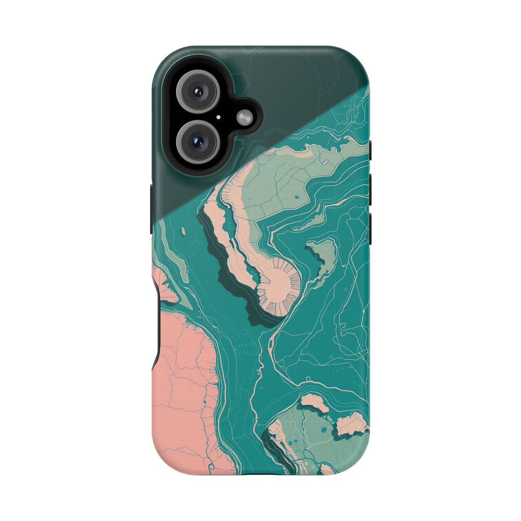 iPhone Earthy River Delta Aerial Design Slim Everyday iPhone 18 · iPhone Case