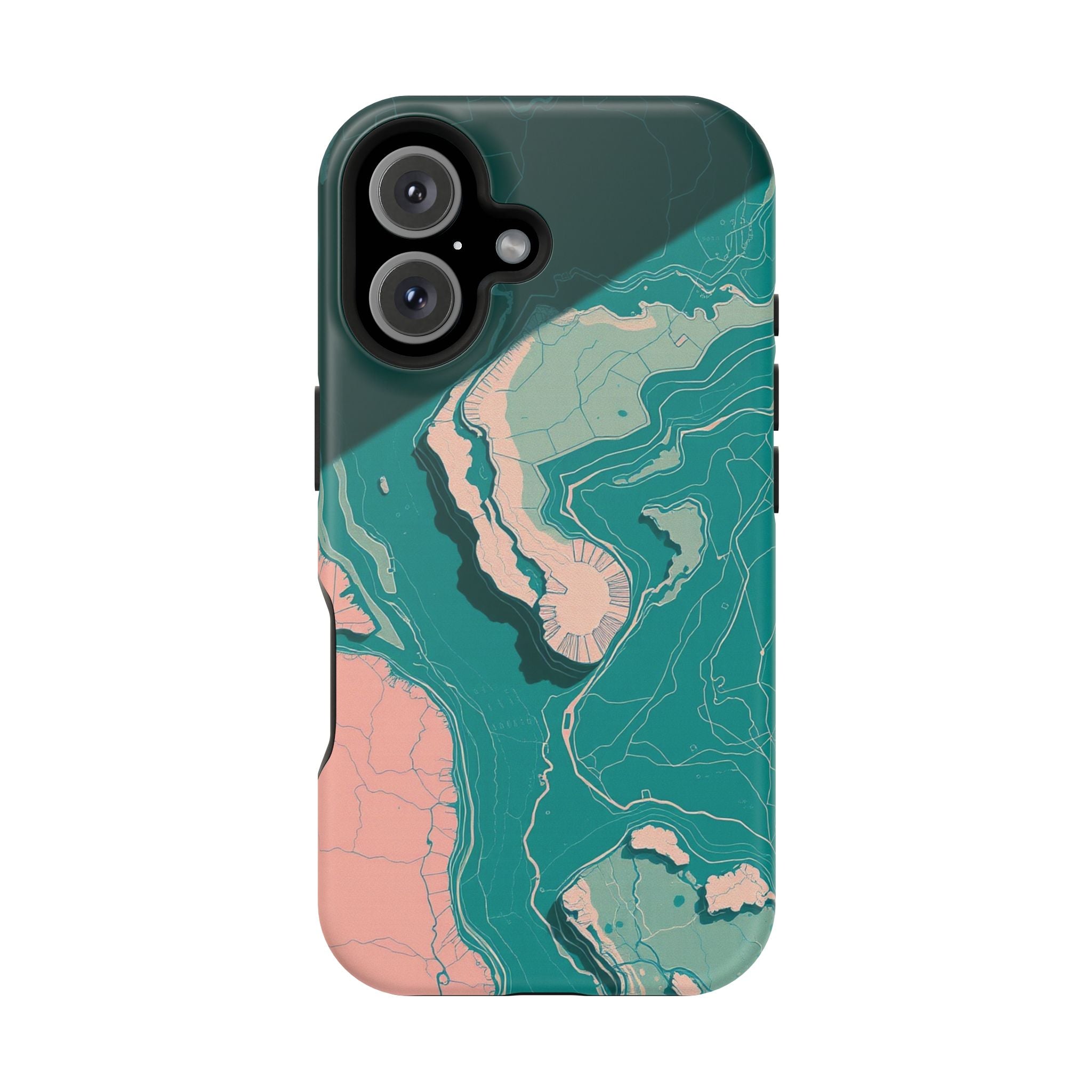 iPhone Earthy River Delta Aerial Design Slim Everyday iPhone 18 · iPhone Case