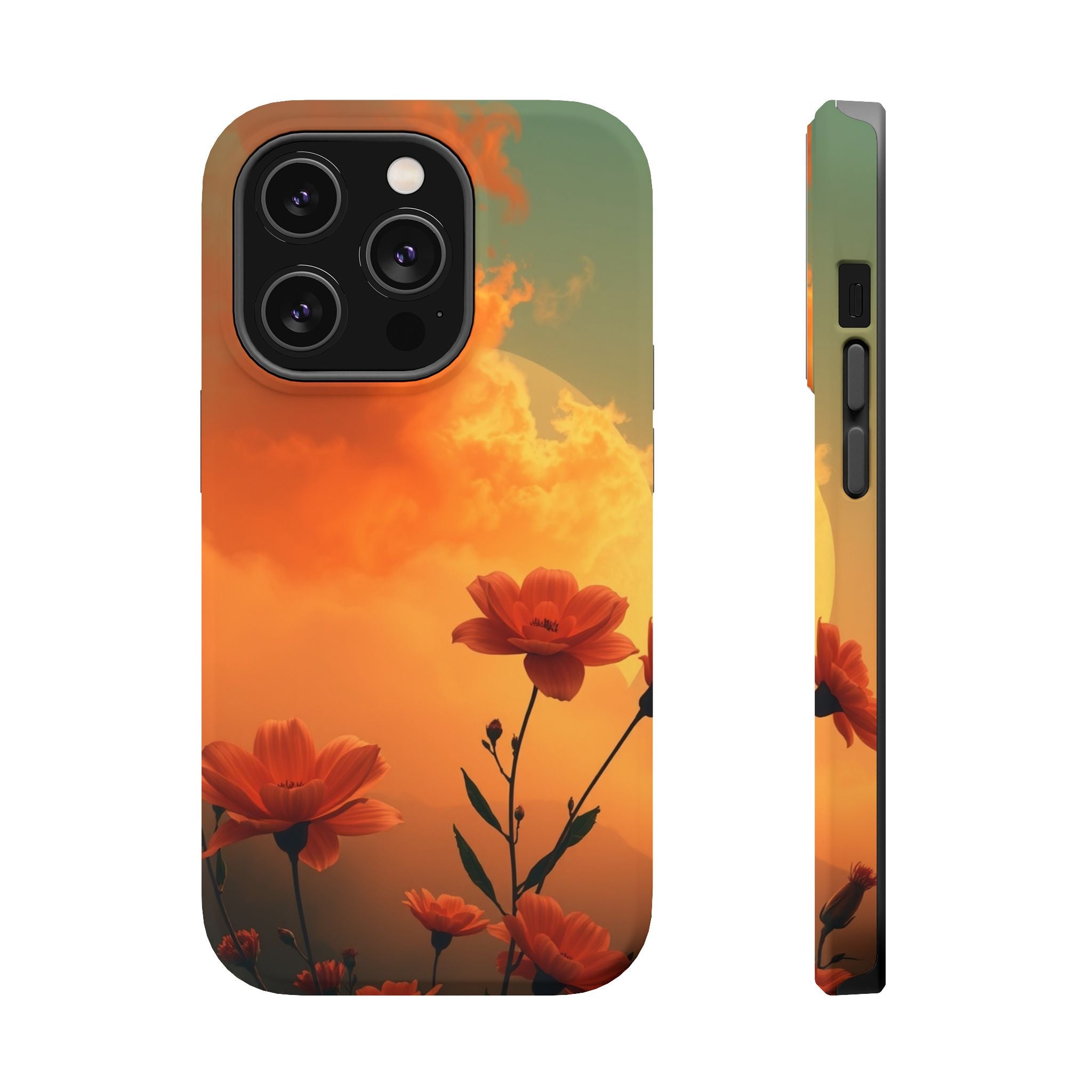 iPhone Floral Ombre Enchanted Art Bold Modern Everyday Snap Case · iPhone Case