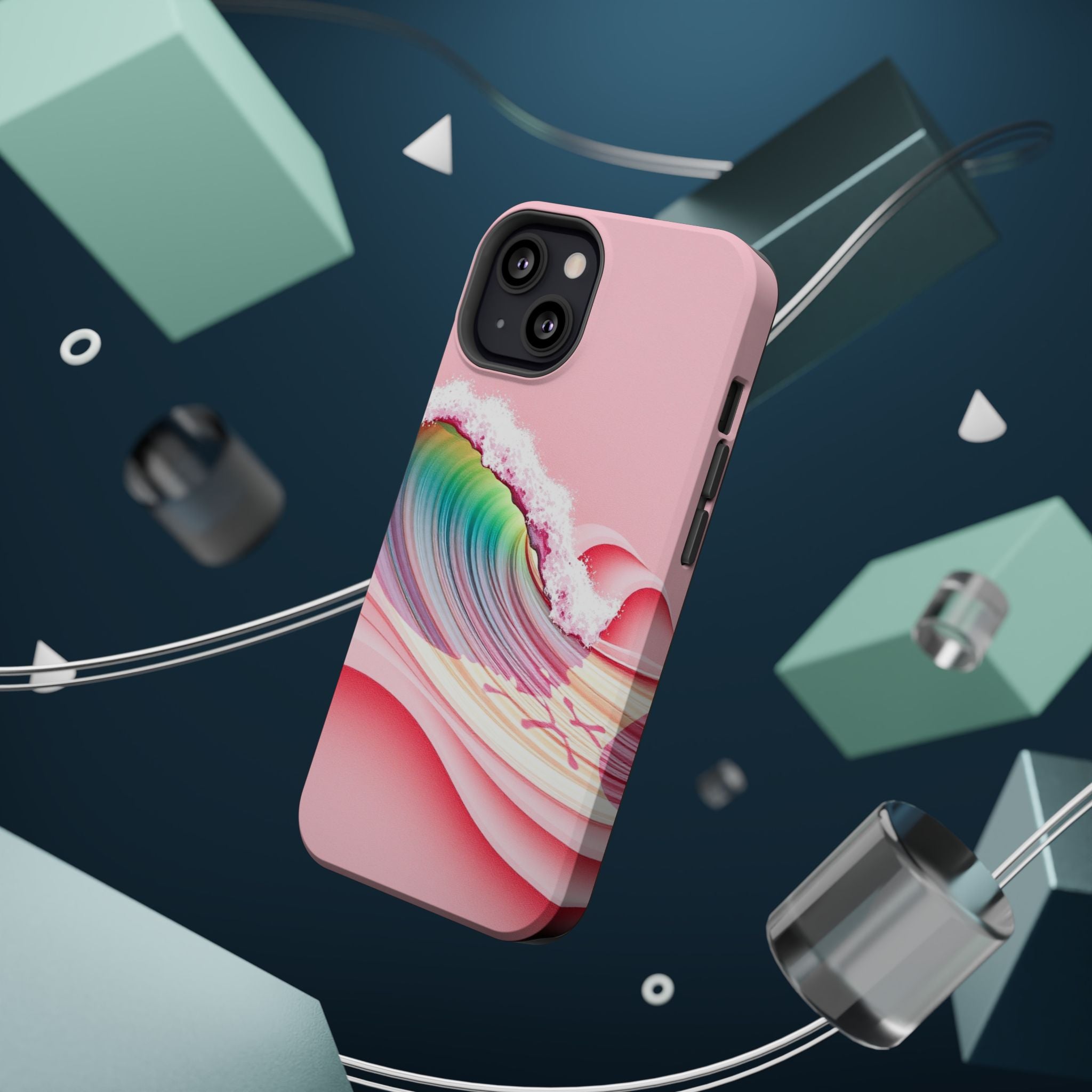 iPhone Sand Art Wave Vibrant Watercolor Slim Everyday iPhone Designer · iPhone C