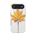 iPhone Mint And Blush Autumn Maple Bold Modern Everyday Snap Case · iPhone Case