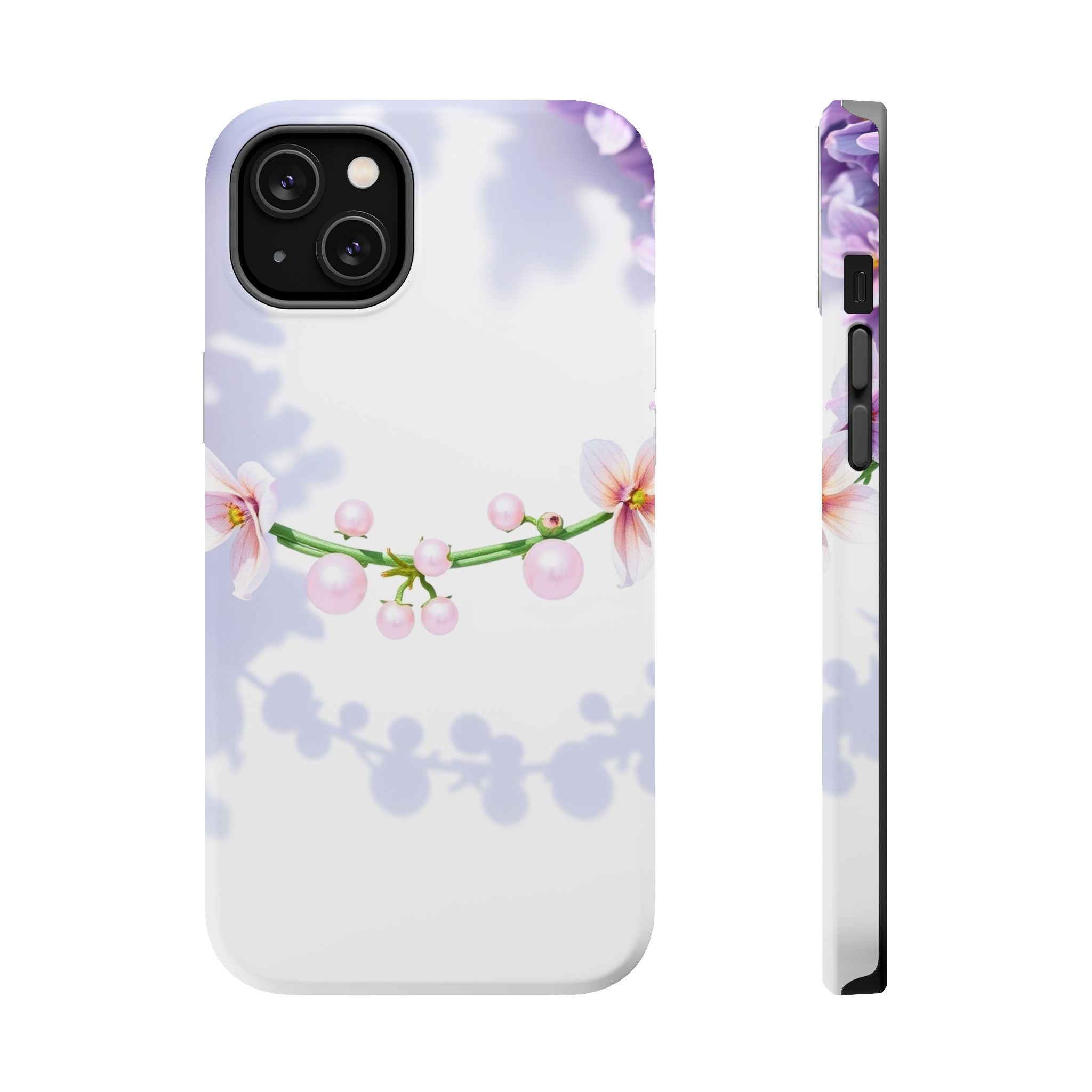 iPhone Vibrant Floral Crown Design Clean Minimal Snap Cas Slim Snap Case · iPhon