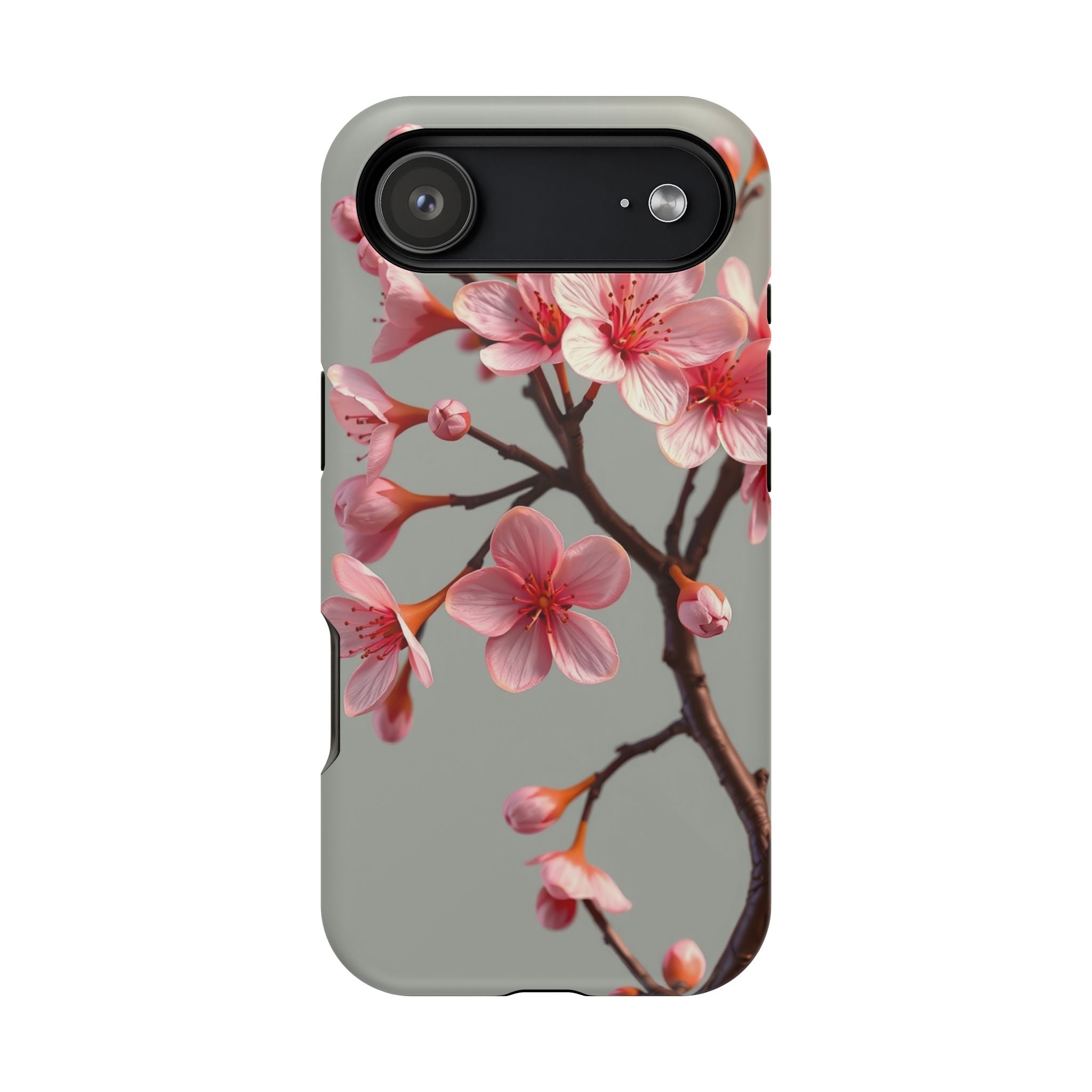 iPhone Mustard And Rust Cherry Blossom Slim Everyday Designer Case · iPhone Case
