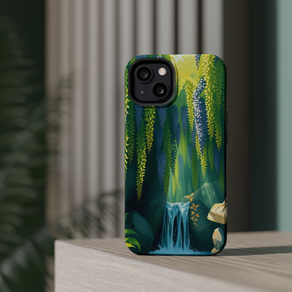 iPhone Wisteria Cascade Mystic Art Bold Modern Everyday Snap Case · iPhone Case