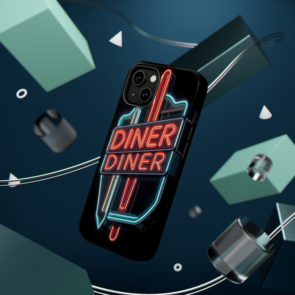 iPhone Neon Diner Sign Electric Art Slim Everyday Designer Case · iPhone Case