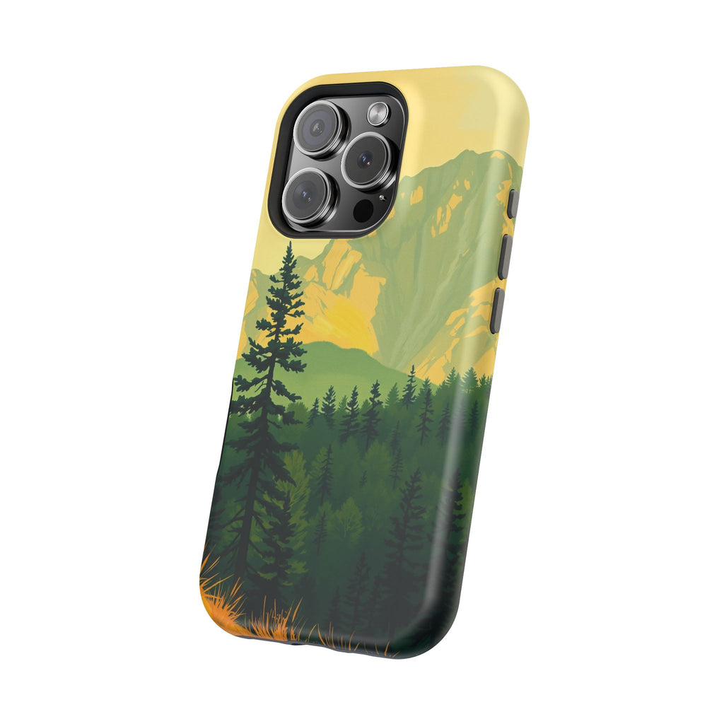 iPhone Pine Ridge Oil Painting Impressionist Slim iPhone Everyday · iPhone Case