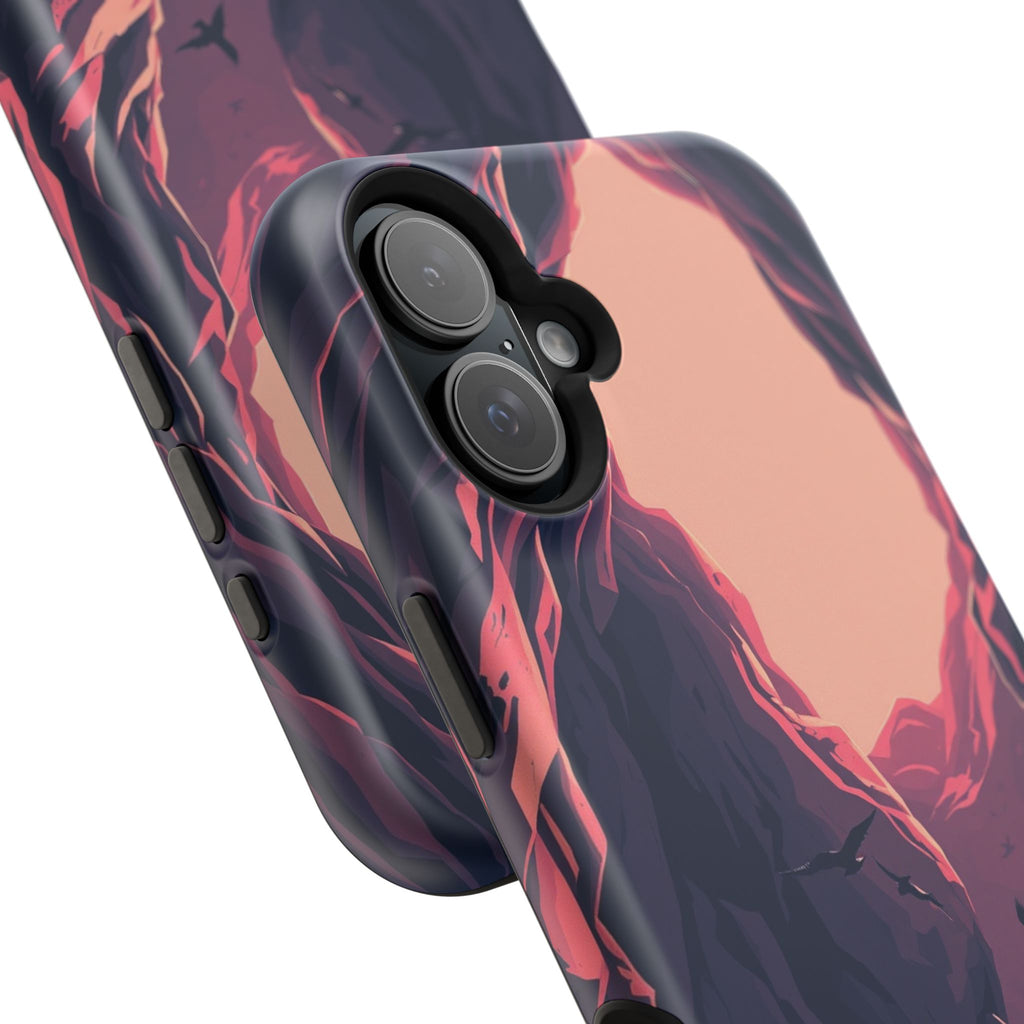 iPhone Rose Pink And Cream Dark Crystal Cave Slim Everyday Designer Case · iPhon