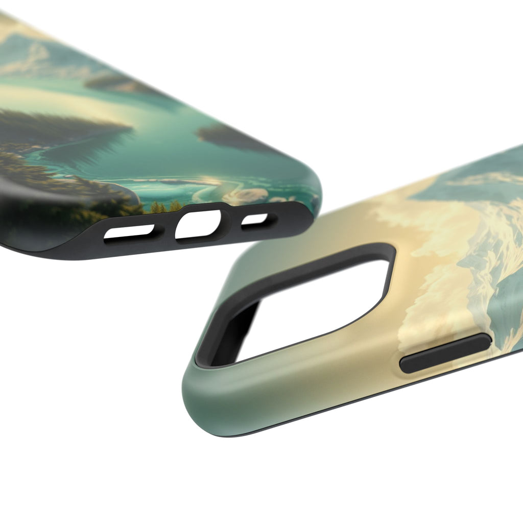 iPhone Glacier Lake Bold Art Slim Everyday Designer Case · iPhone Case