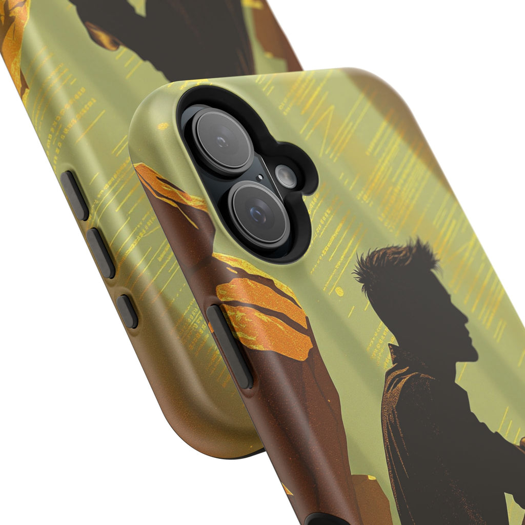 iPhone Mustard And Rust Overthinking Again Slim Everyday Designer Case · iPhone