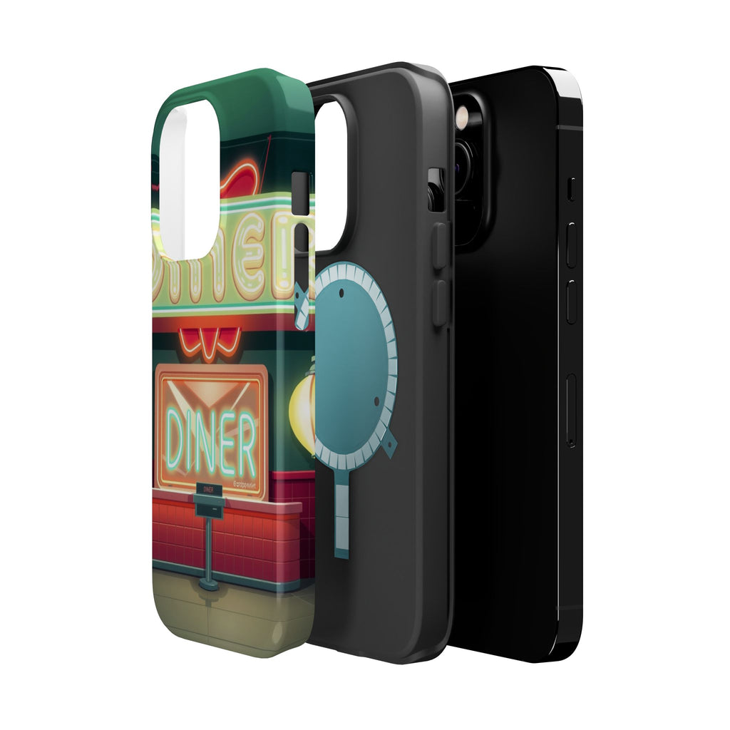 iPhone Neon Diner Sign Mystic Art Bold Modern Everyday Snap Case · iPhone Case