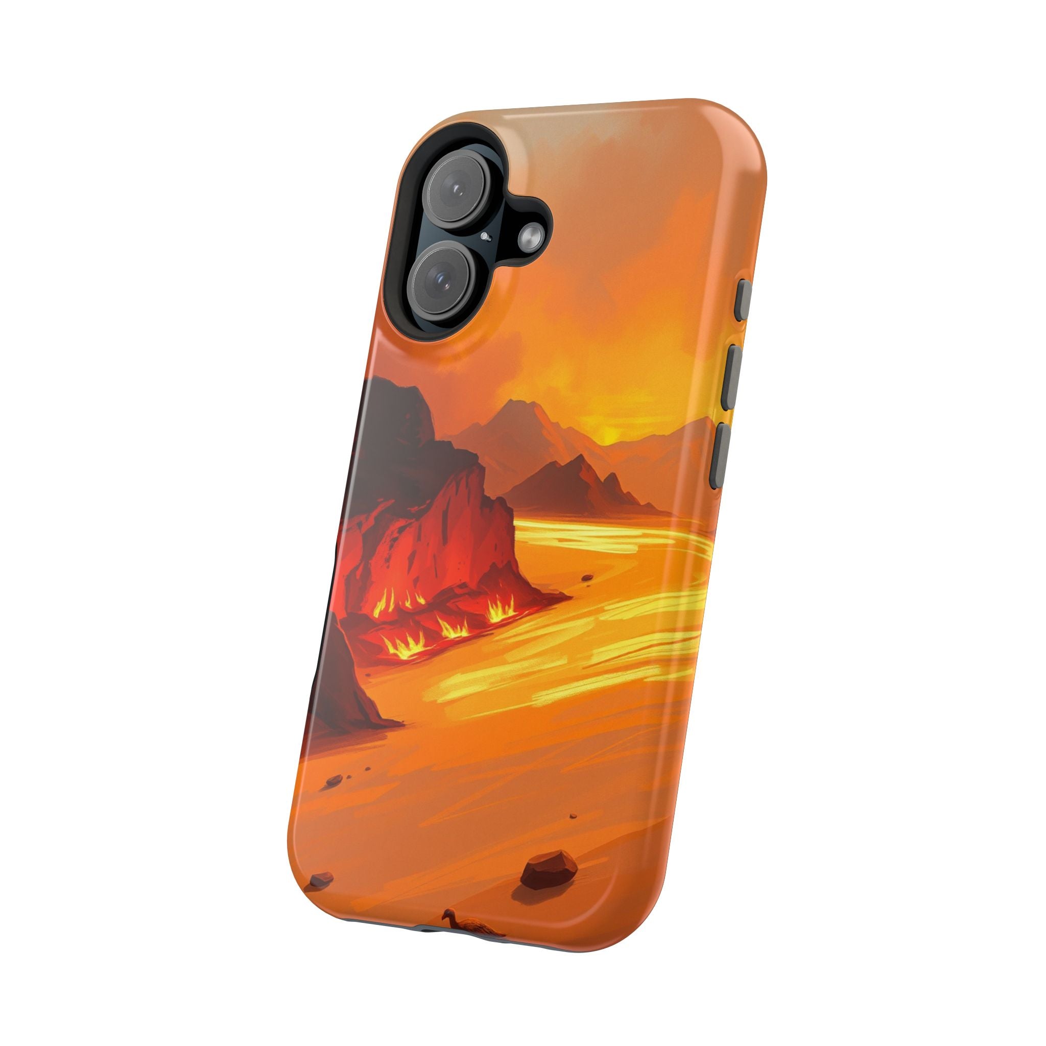 iPhone Burnt Orange And Sand Wildfire Glow Slim iPhone Everyday · iPhone Case