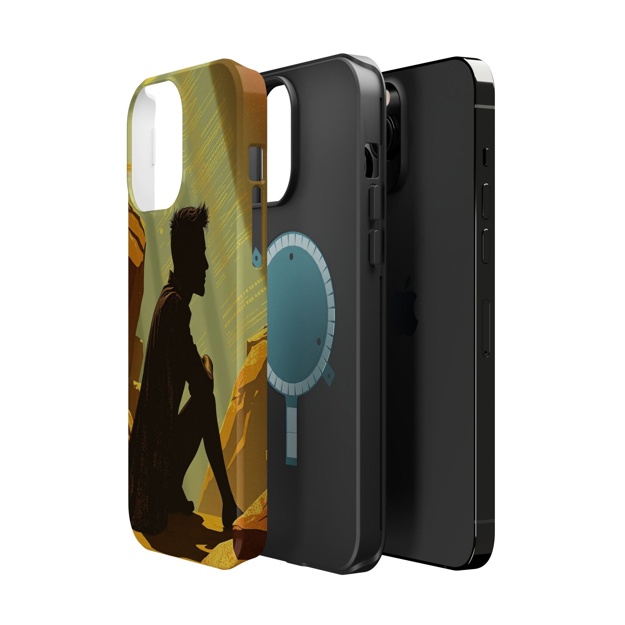 iPhone Mustard And Rust Overthinking Again Slim Everyday Designer Case · iPhone