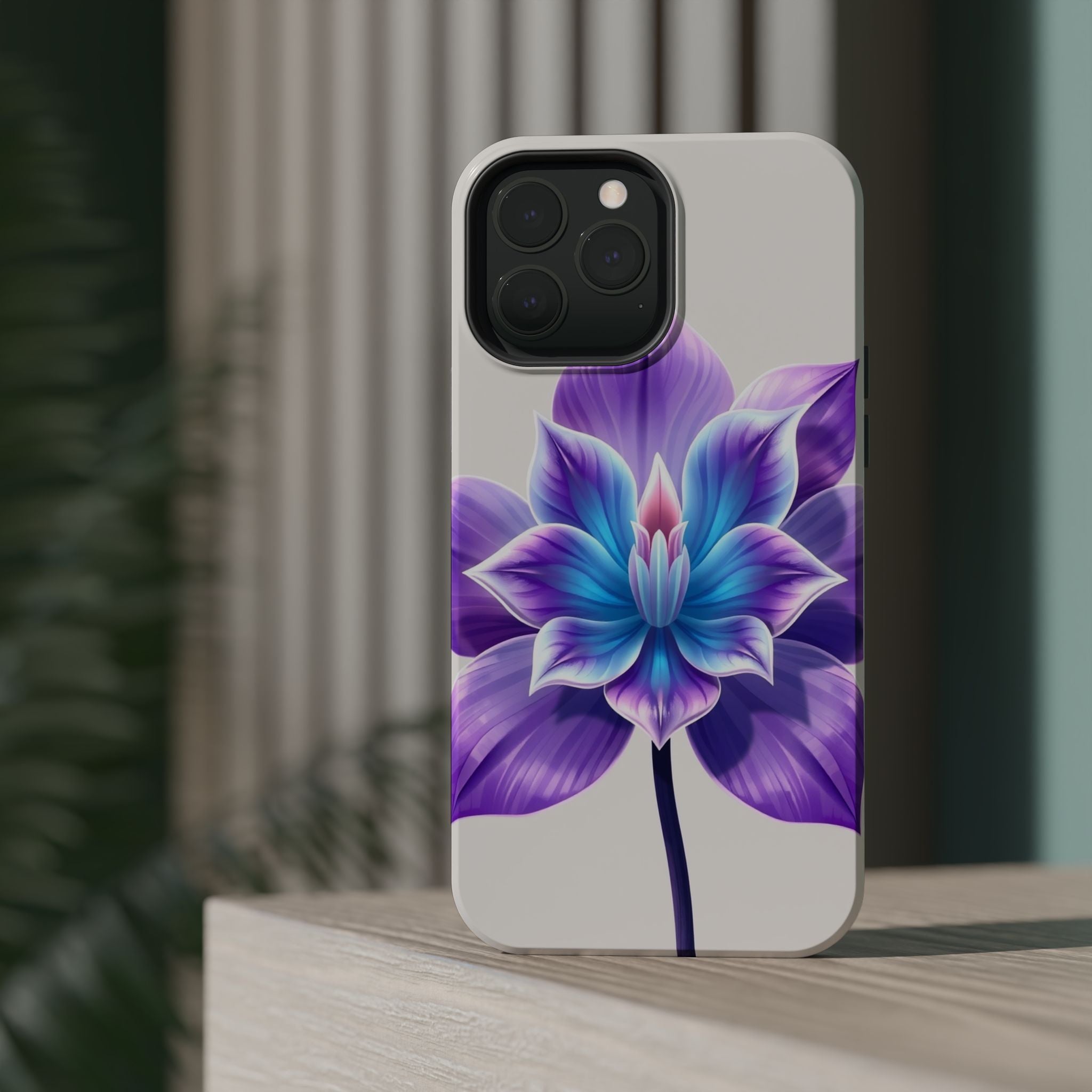 iPhone Dreamy Neon Floral Design 10 Slim Everyday Designer Case · iPhone Case