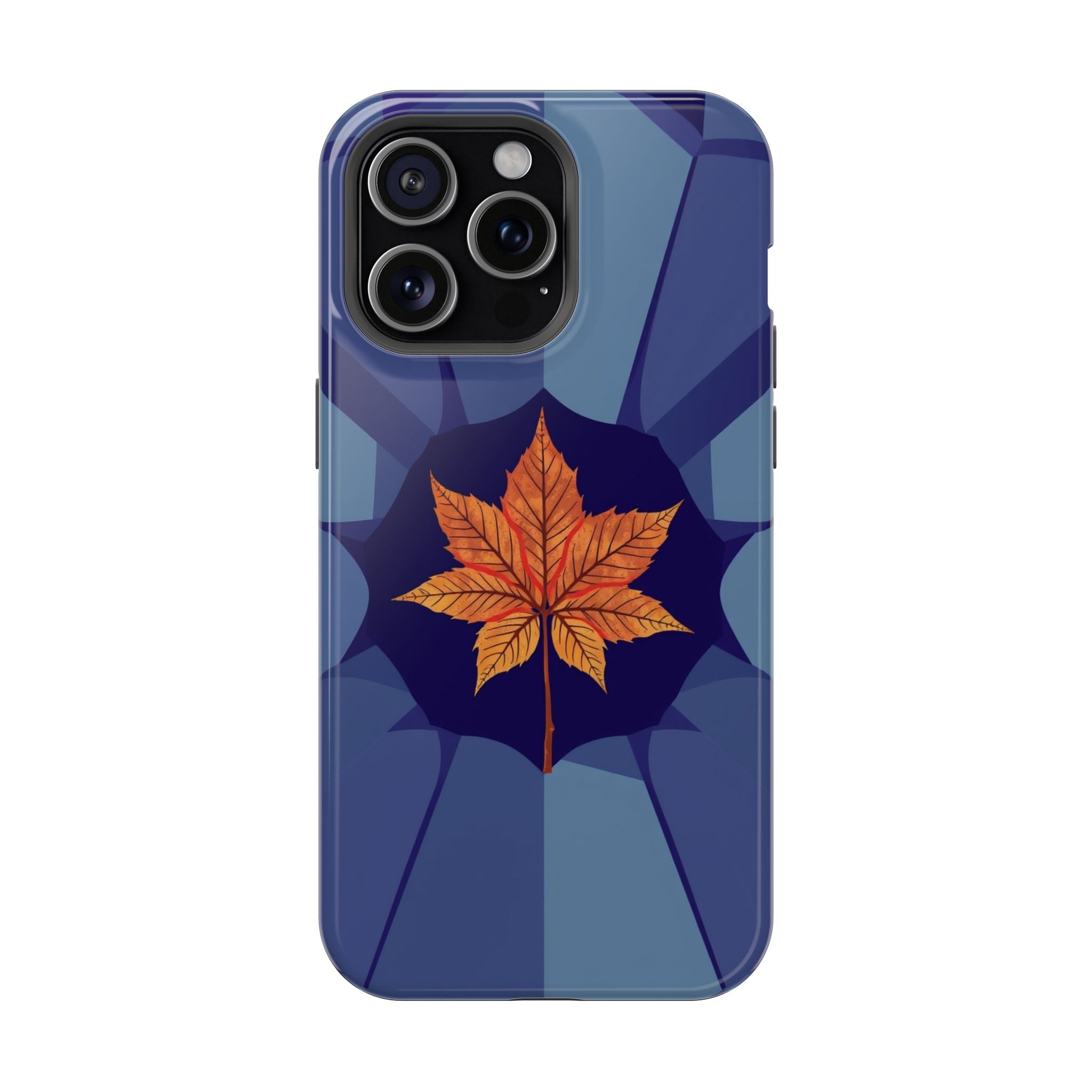 iPhone Autumn Maple Abstract Geometric Slim Everyday Designer Case · iPhone Case
