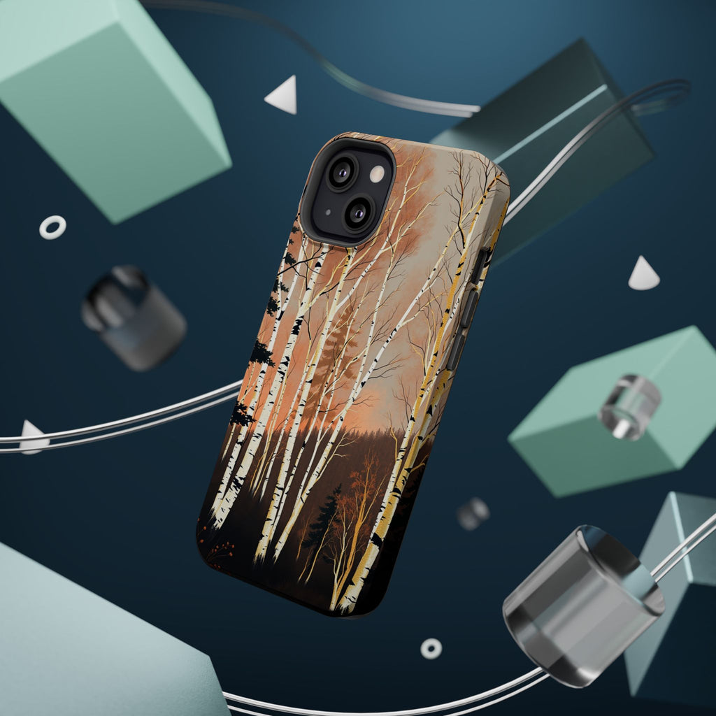 iPhone Birch Grove Mystic Art 14 Bold Modern Everyday Snap Case · iPhone Case