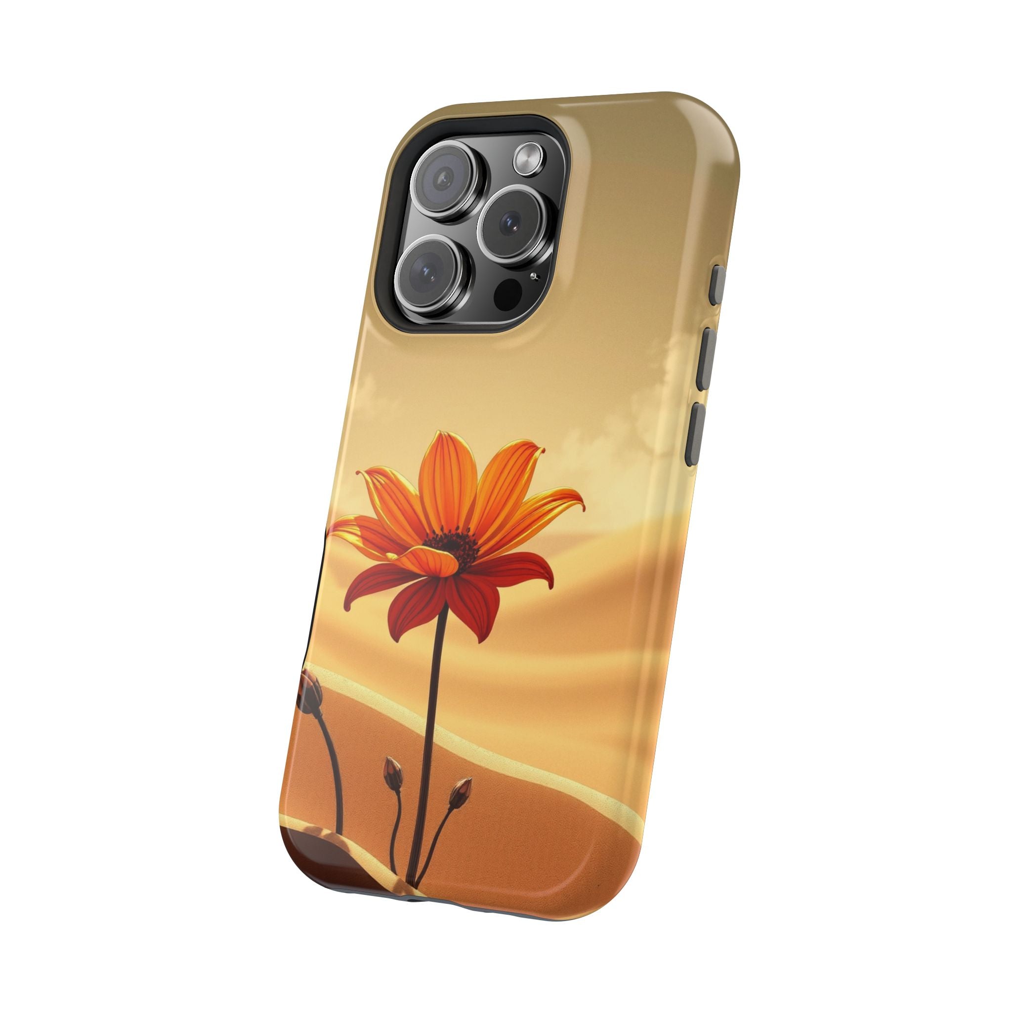 iPhone Neon Floral Dark Gothic Ink Bold Modern Everyday Snap Case · iPhone Case