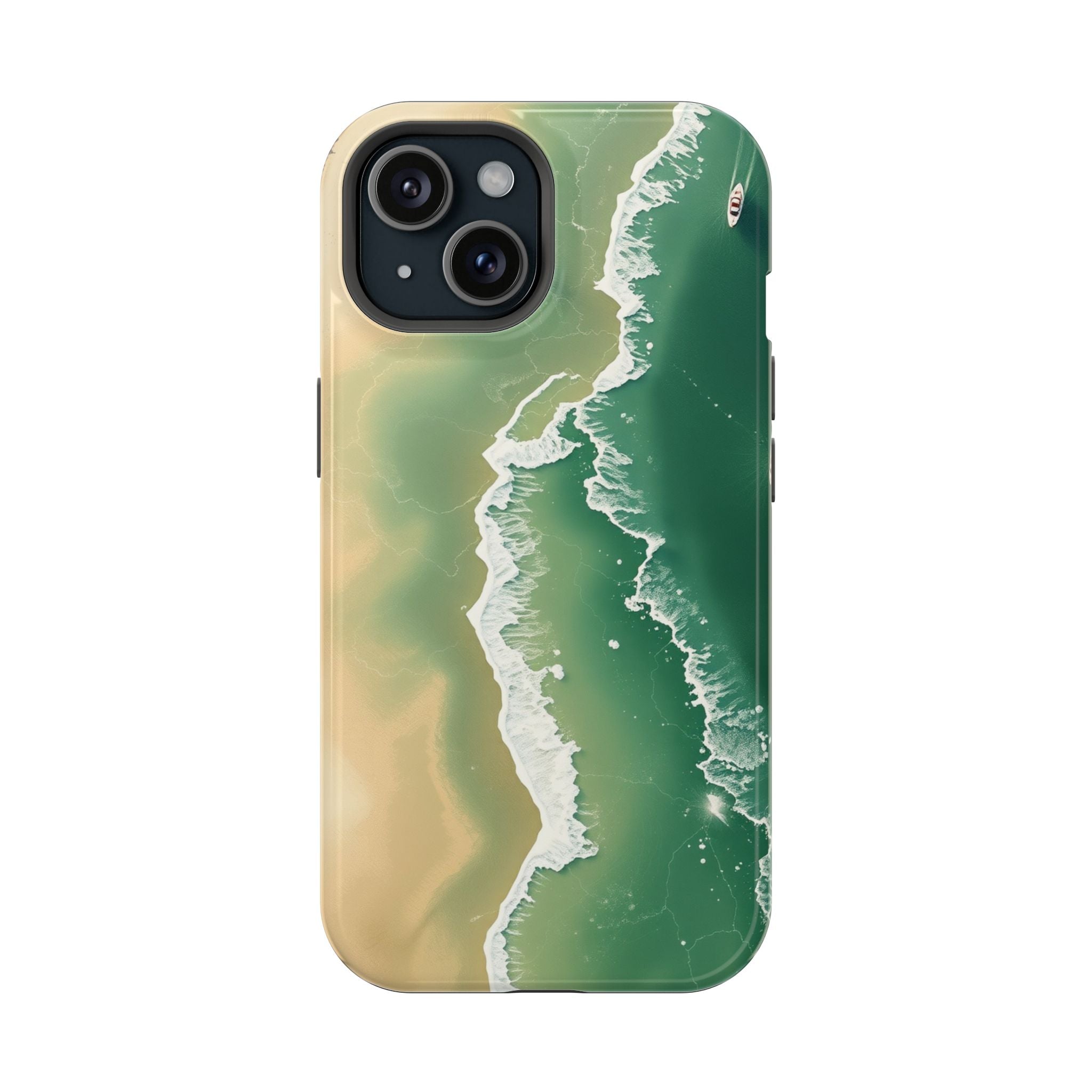 iPhone Shoreline Aerial Bold Art Bold Modern Everyday Snap Case · iPhone Case