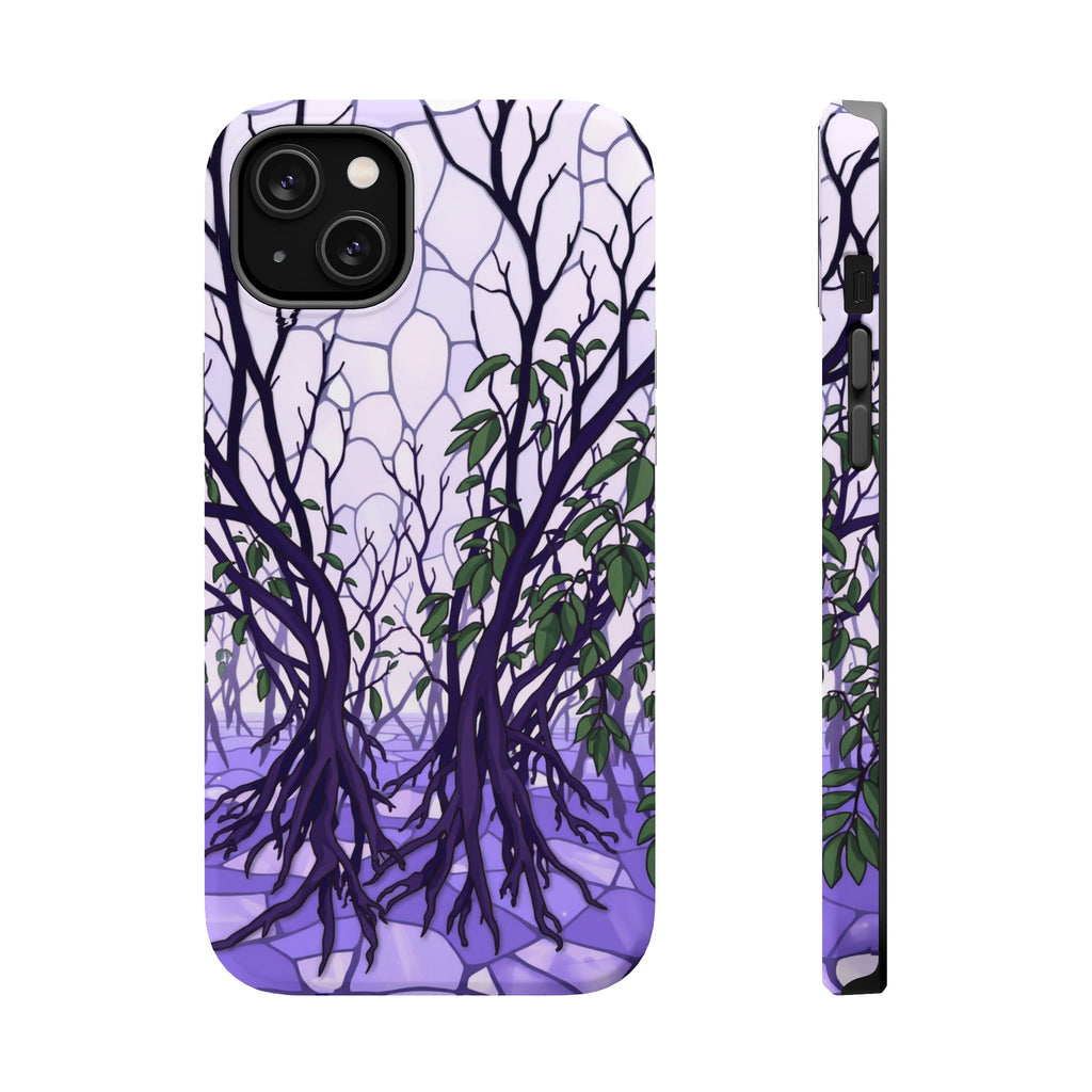 iPhone Lavender And Pearl Mangrove Roots Slim Everyday iPhone Designer · iPhone