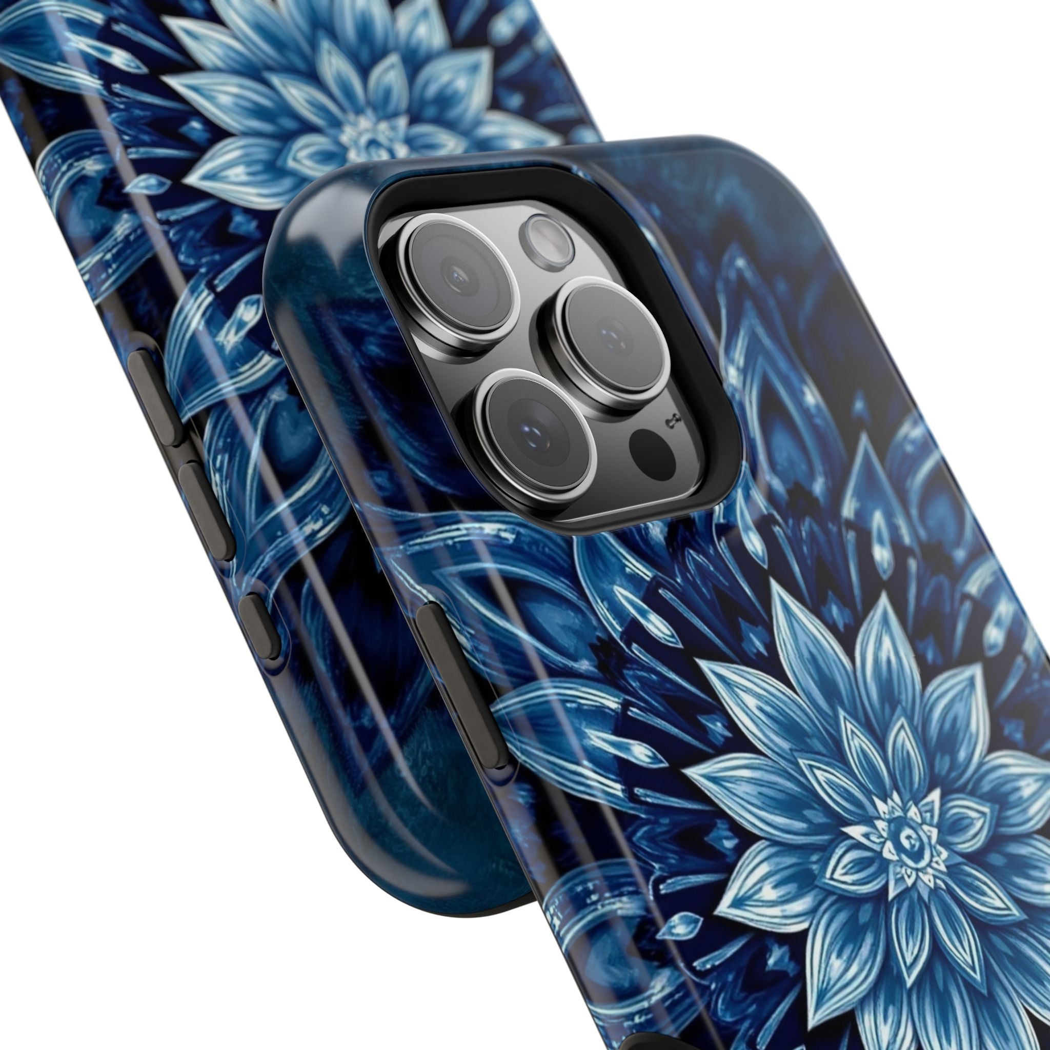 iPhone Floral Mandala Electric Art Bold Modern Everyday Snap Case · iPhone Case