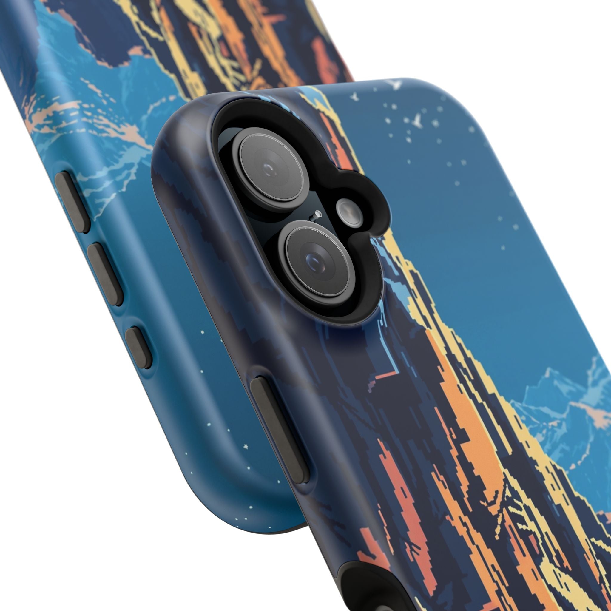 iPhone Midnight Blue And Silver Canyon Wall Slim iPhone Everyday · iPhone Case