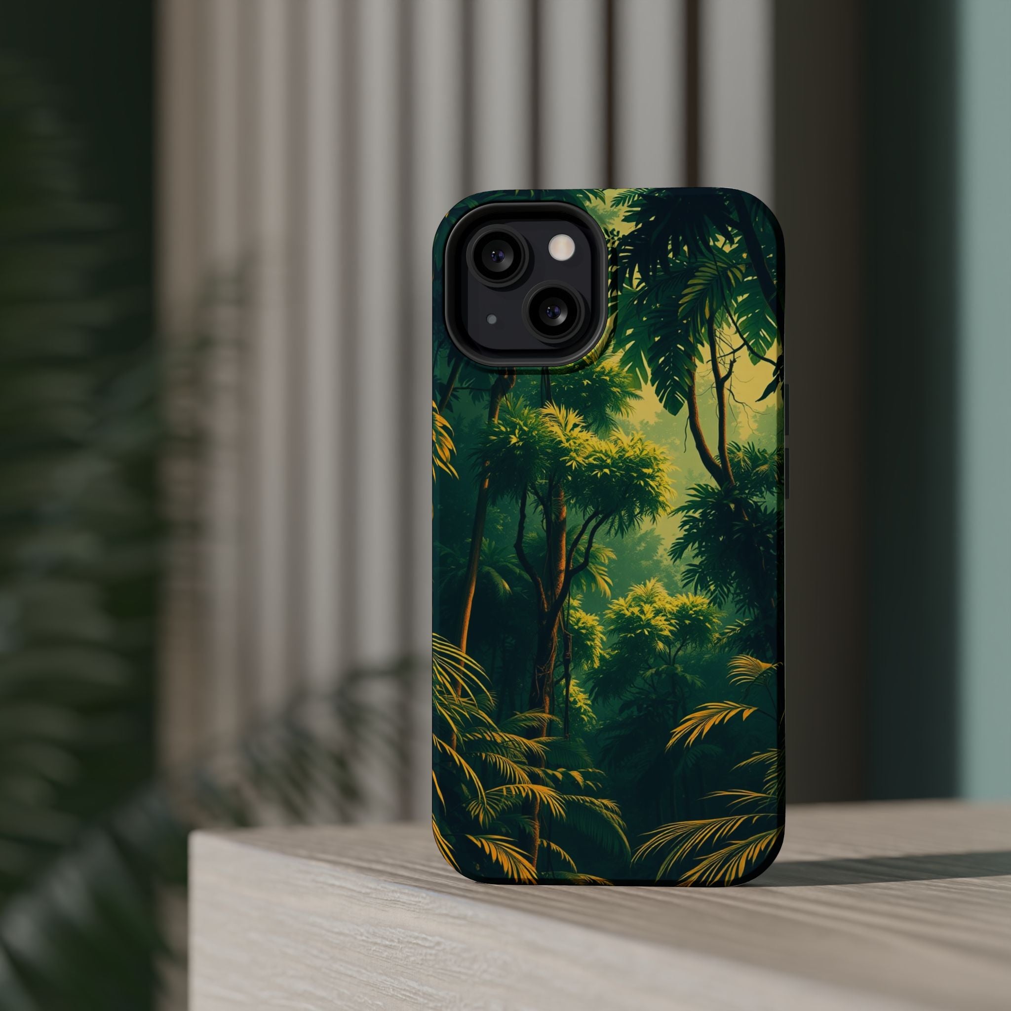 iPhone Rainforest Canopy Vintage Retro Poster Slim iPhone Everyday · iPhone Case