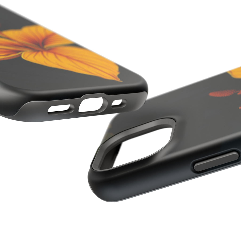 iPhone Earthy Tropical Bloom Design Artistic Everyday Cas Slim Snap Case · iPhon