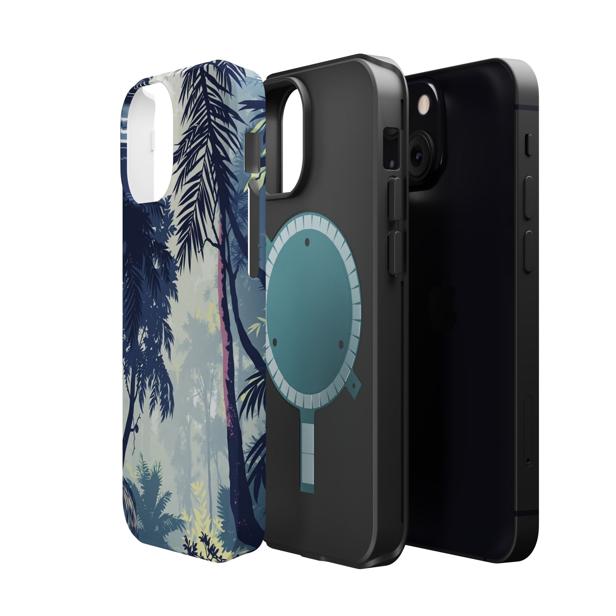 iPhone Rainforest Canopy Grunge Distressed Slim iPhone Everyday · iPhone Case