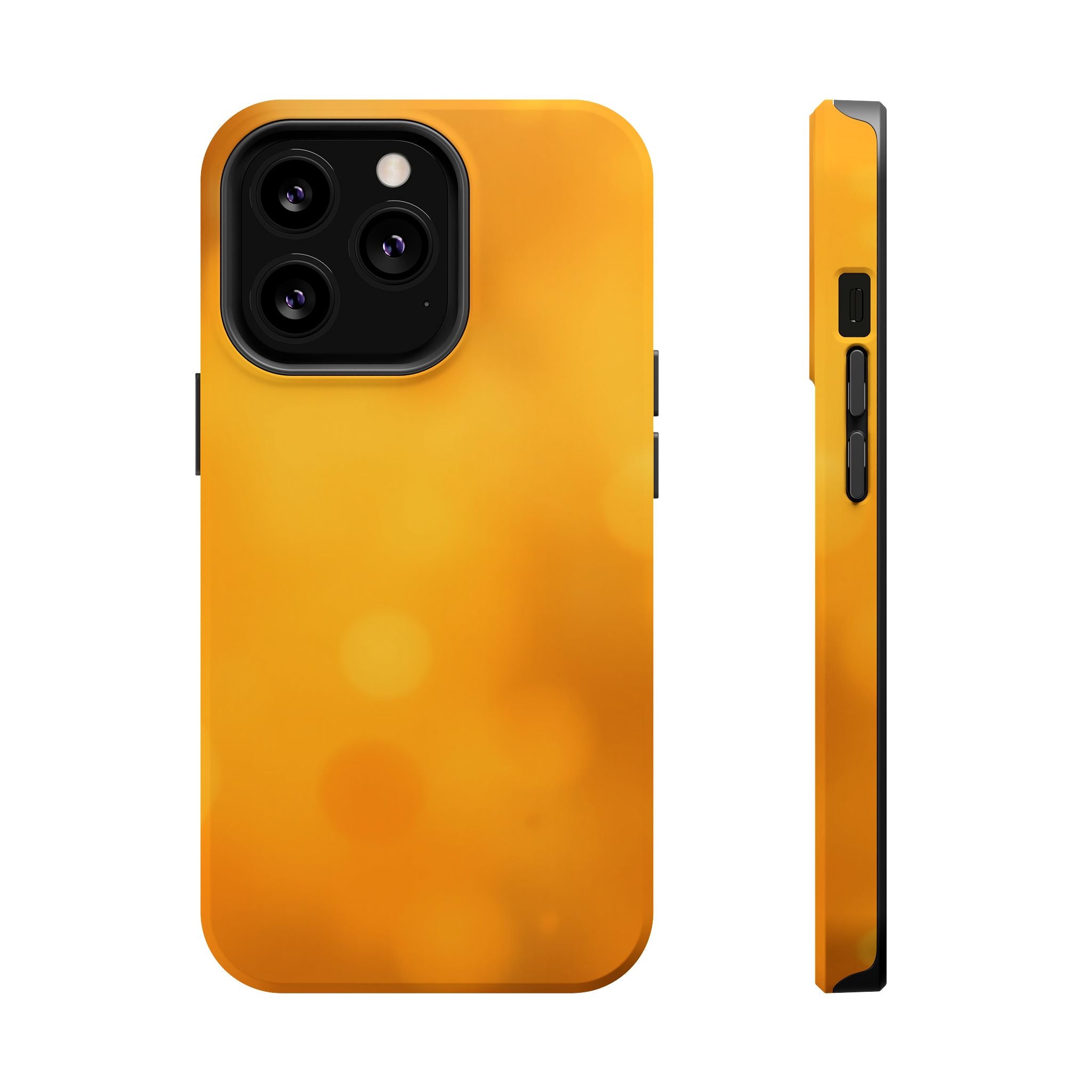iPhone Mustard And Rust Pixel Blur Bold Modern Everyday Snap Case · iPhone Case
