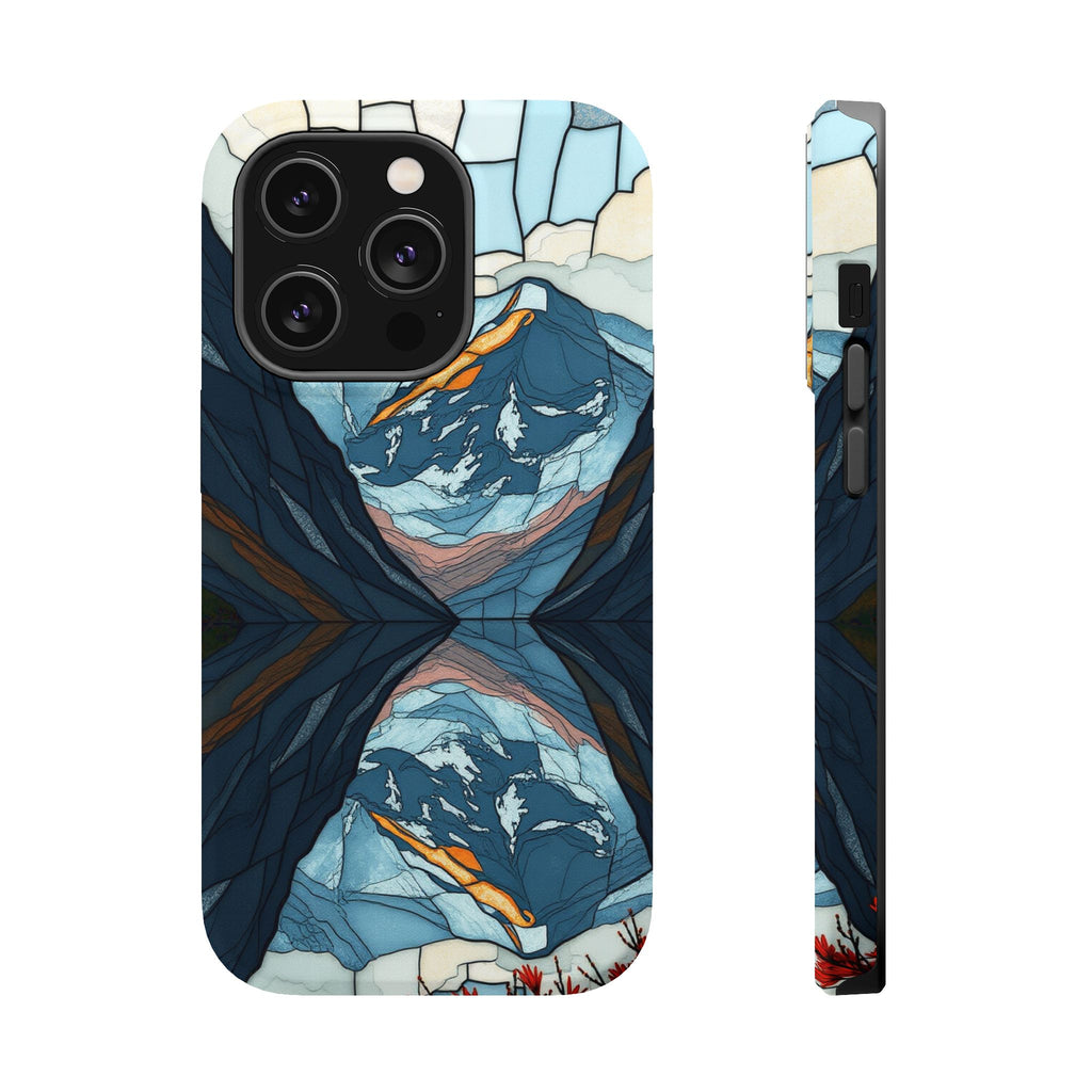 iPhone Serene Fjord Reflection Design Slim Everyday Designer Case · iPhone Case