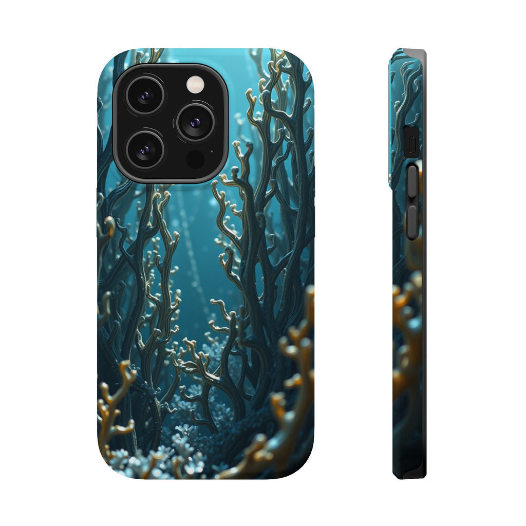 iPhone Midnight Blue And Silver Kelp Forest Slim iPhone Everyday · iPhone Case