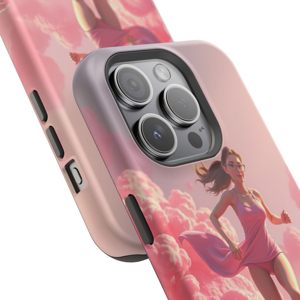 iPhone on Fumes 3D Digital Bold Modern Everyday Snap Case · iPhone Case