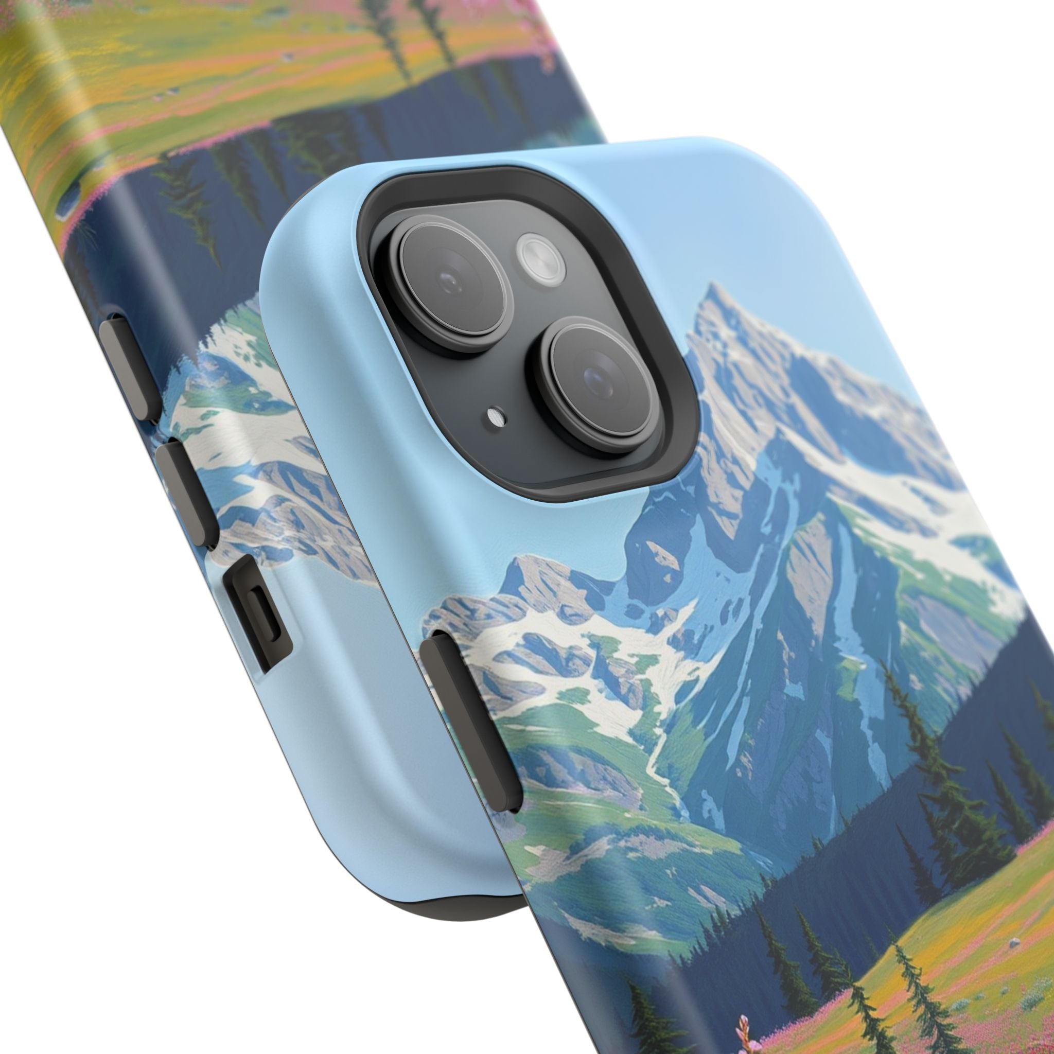 iPhone Earthy Alpine Meadow Design Bold Modern Everyday Snap Case · iPhone Case