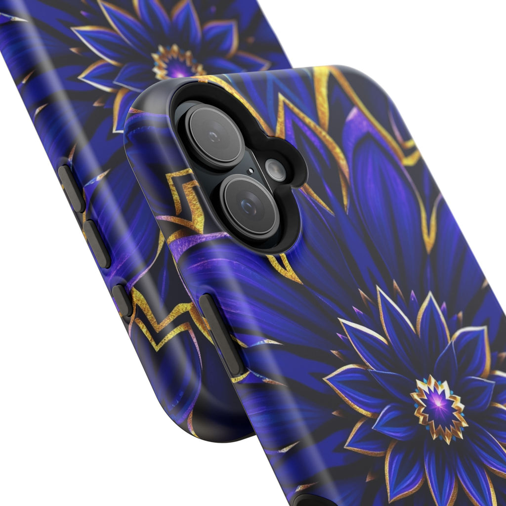 iPhone Floral Mandala Electric Art 14 Slim Everyday Designer Case · iPhone Case
