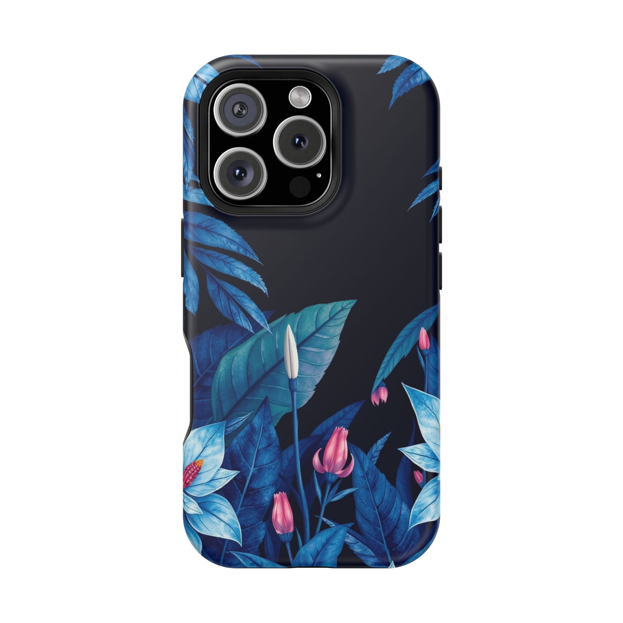iPhone Serene Jungle Floral Design Clean Minimal Snap Cas Slim Snap Case · iPhon