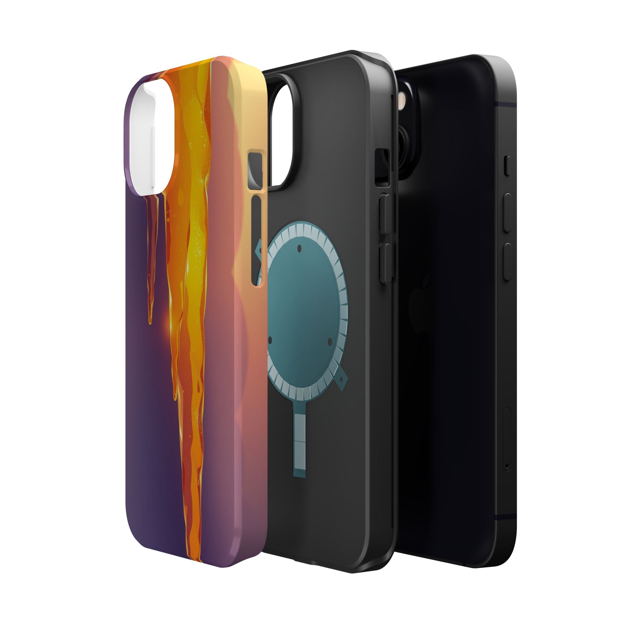iPhone Icicle Formation Gold Foil Luxury Slim Everyday iPhone Designer · iPhone