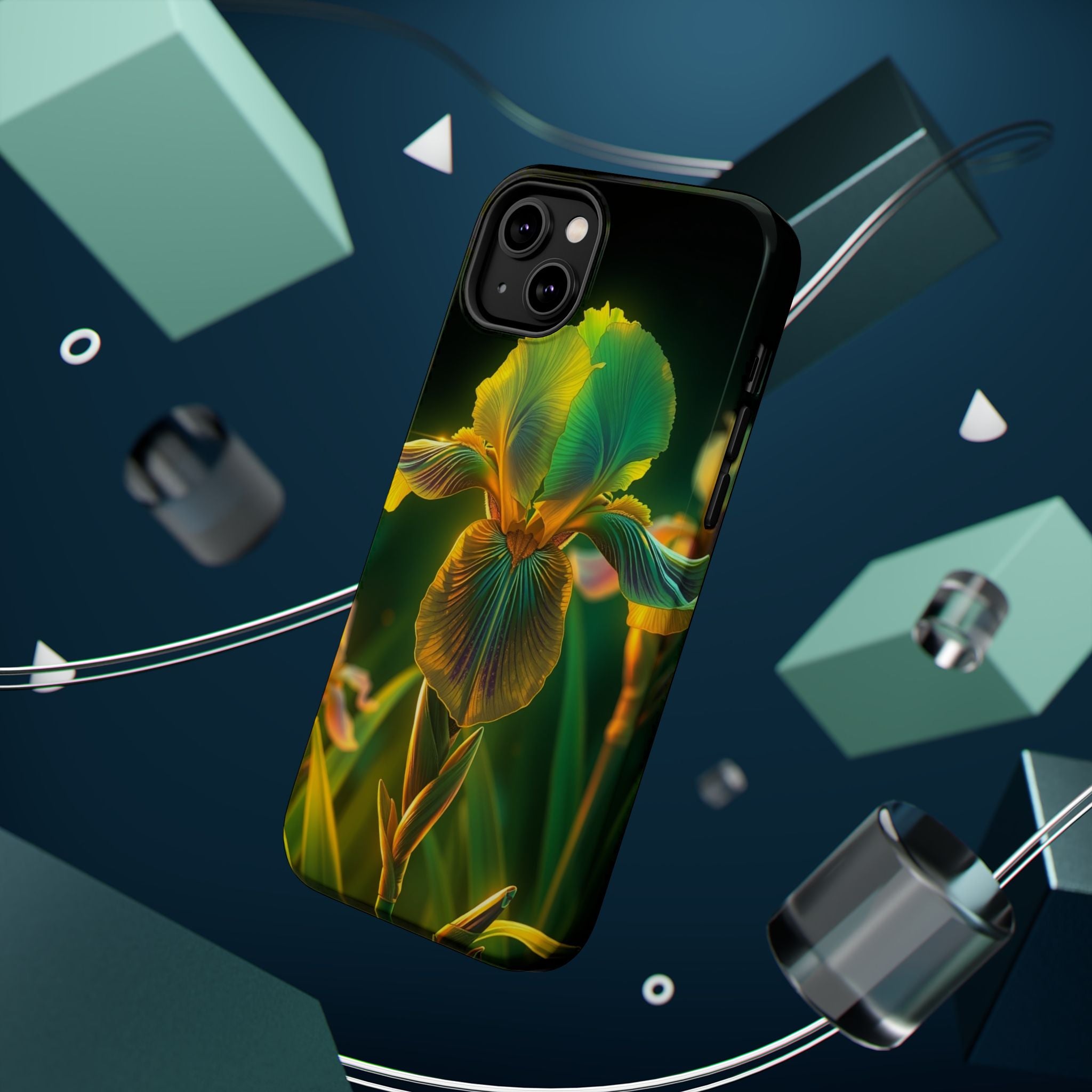 iPhone Iris Garden Bold Art Slim Everyday Designer Case · iPhone Case Quiet Mood