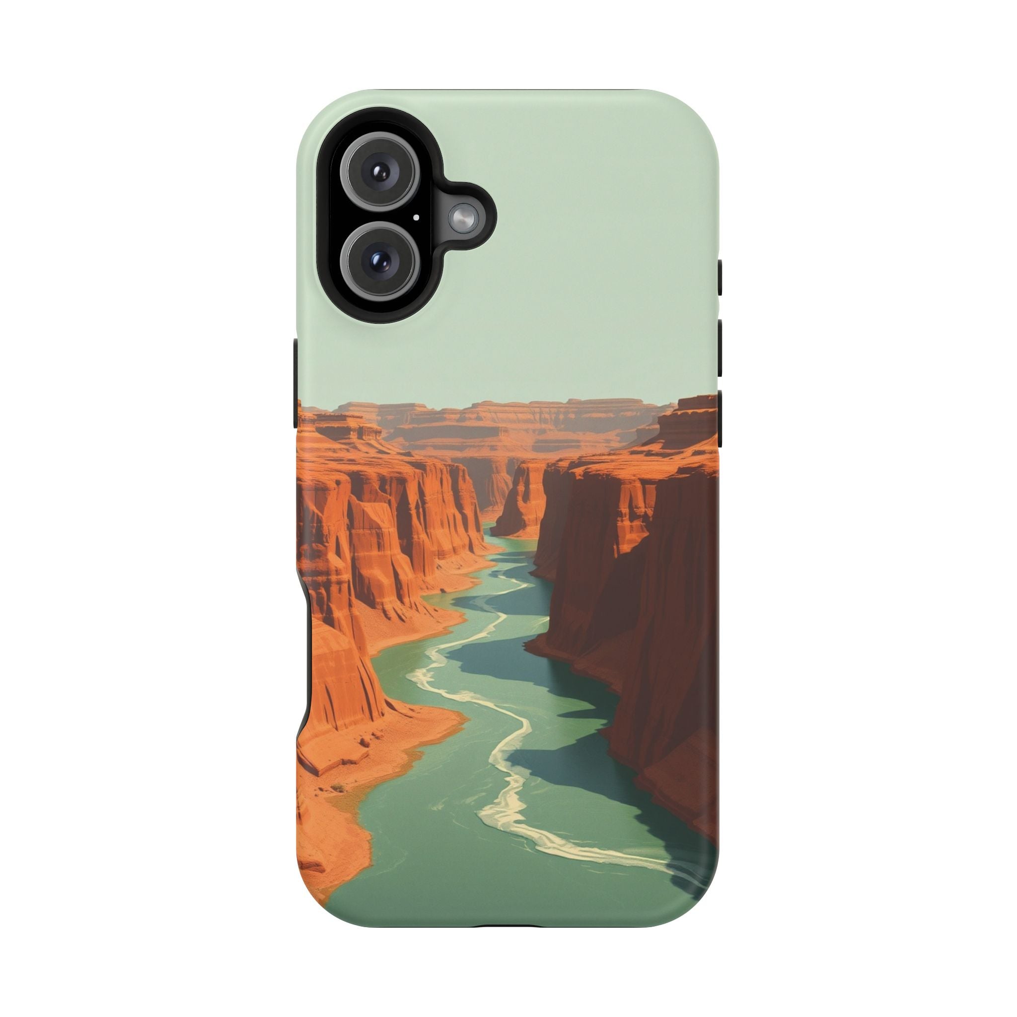 iPhone Burnt Orange And Sand River Canyon Slim iPhone Everyday Designer · iPhone