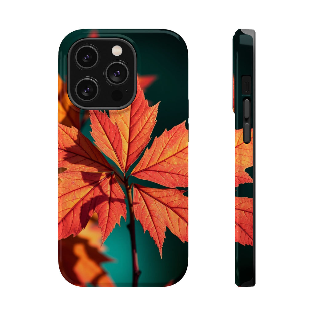 iPhone Autumn Maple Electric Art 15 Slim Everyday Designer Case · iPhone Case