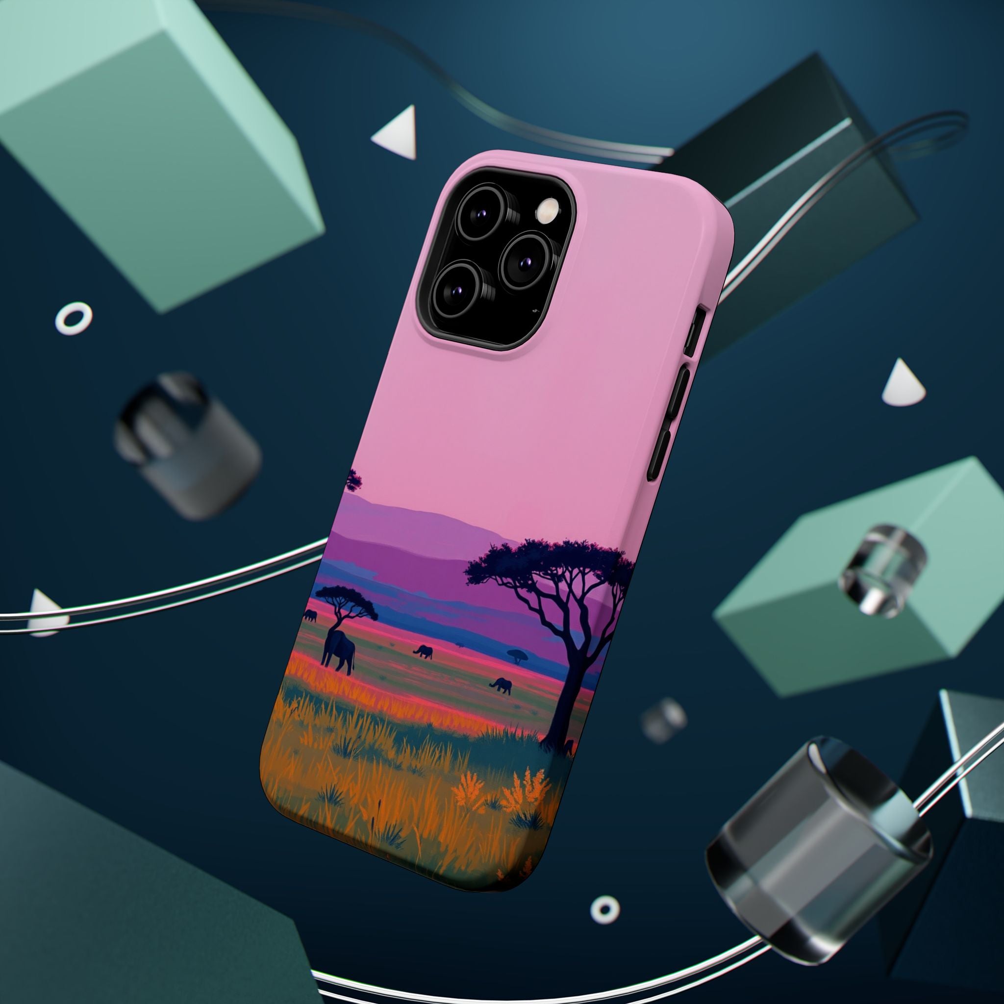 iPhone Savanna Horizon Electric Art Slim Everyday Designer Case · iPhone Case