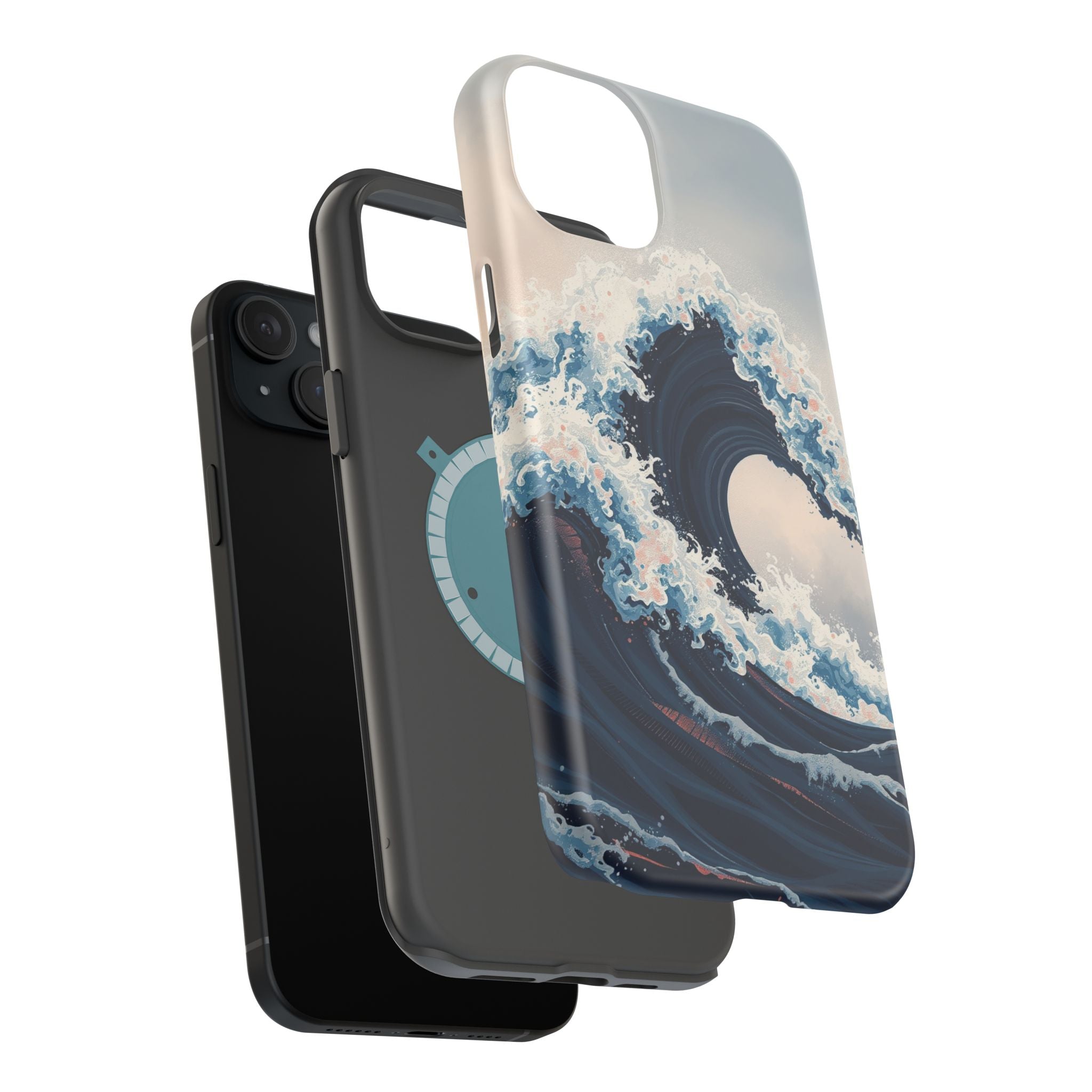 iPhone Ocean Wave Crash Grunge Distressed Slim iPhone Everyday Designer · iPhone