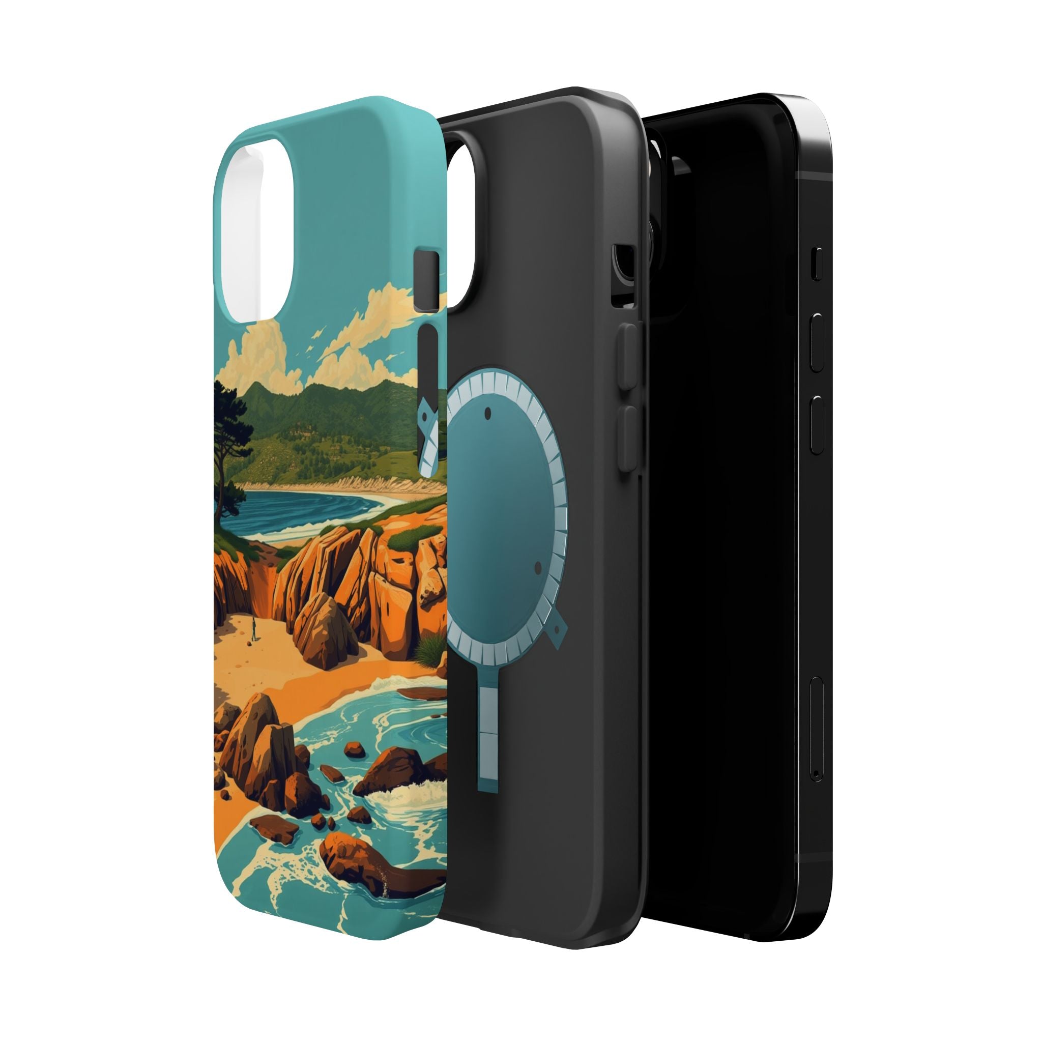 iPhone Pebble Beach Vintage Retro Poster Slim Everyday iPhone Designer · iPhone