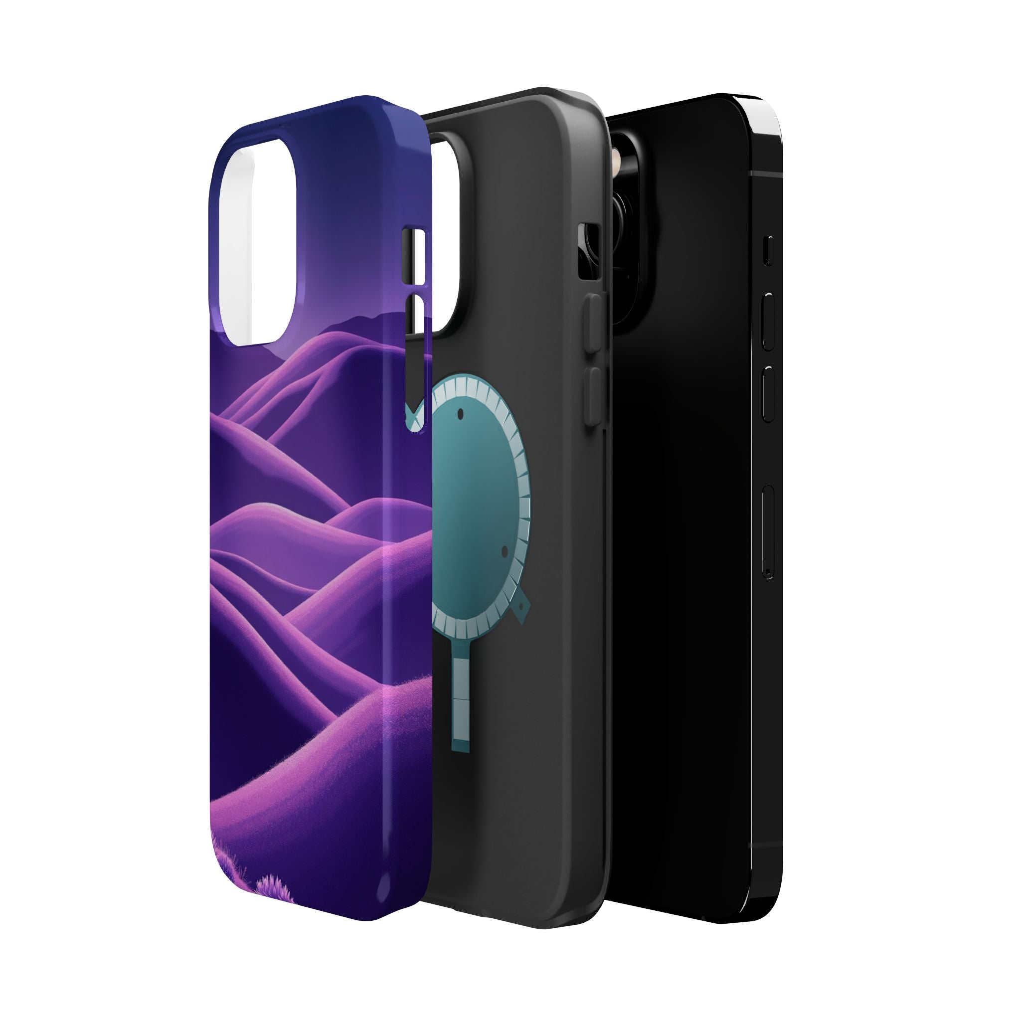 iPhone Rolling Hills Mystic Art 18 Bold Modern Everyday Snap Case · iPhone Case
