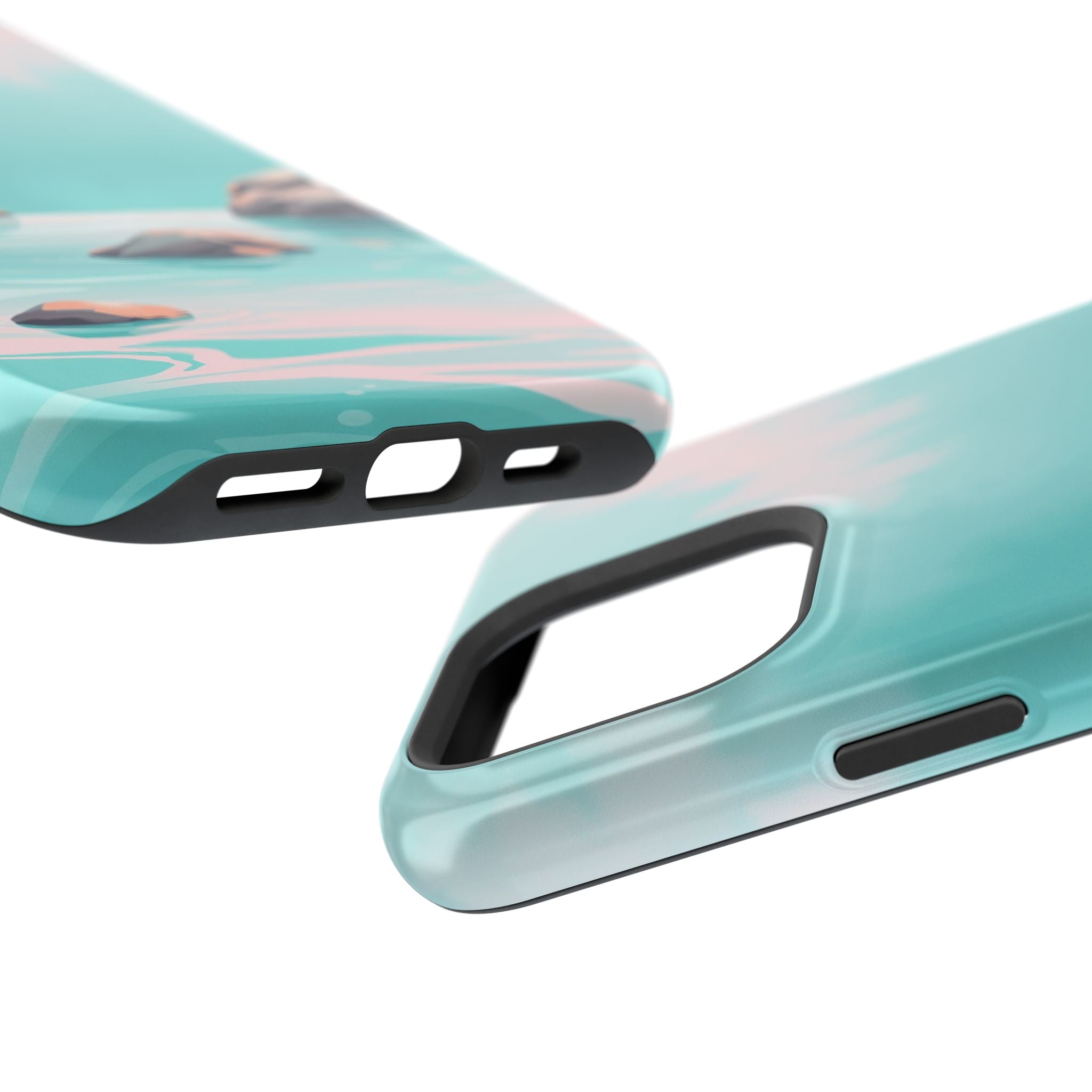 iPhone Vibrant Tidal Pool Design Bold Modern Everyday Snap Case · iPhone Case