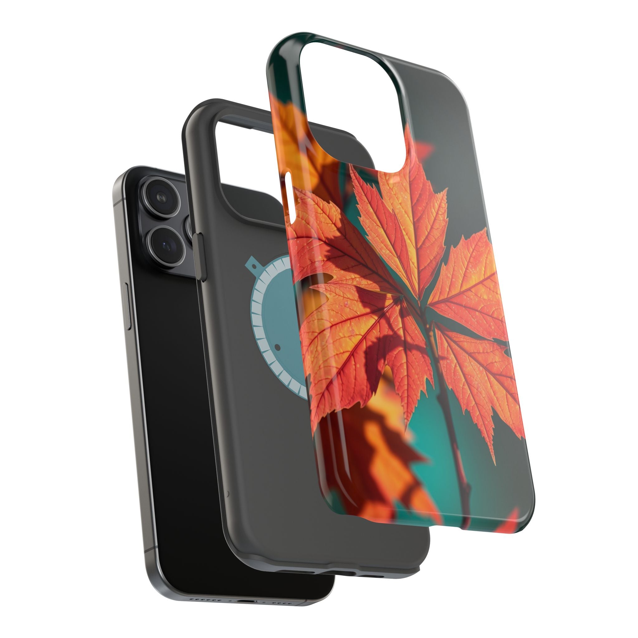 iPhone Autumn Maple Electric Art 15 Slim Everyday Designer Case · iPhone Case
