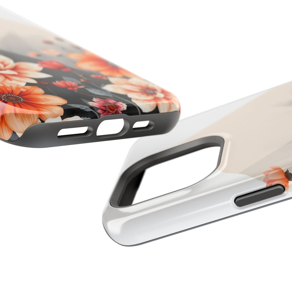 iPhone Floral Geometric Vibrant Design Slim Snap Case · iPhone Case
