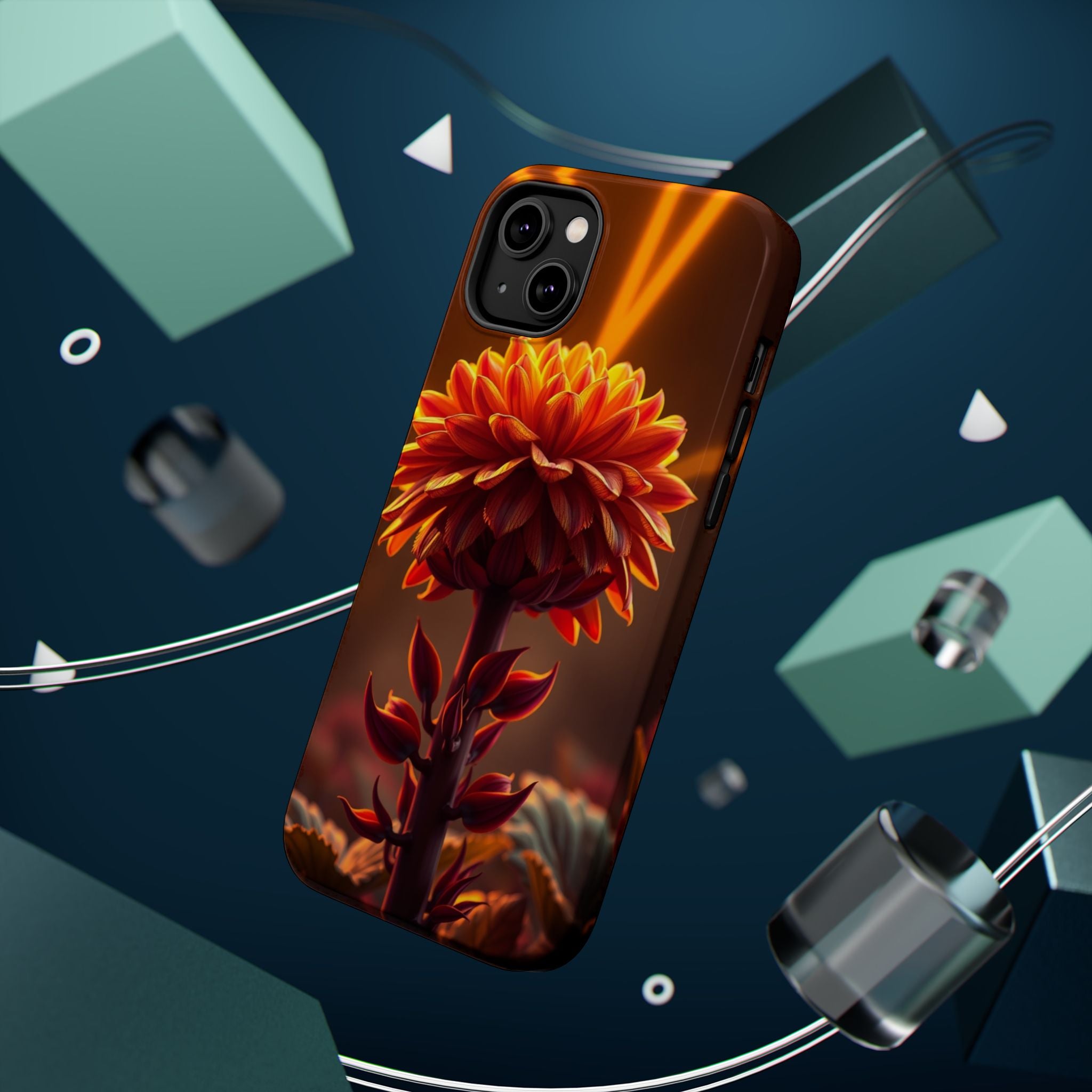 iPhone Mustard And Rust Ranunculus Stack Slim Everyday iPhone Designer · iPhone