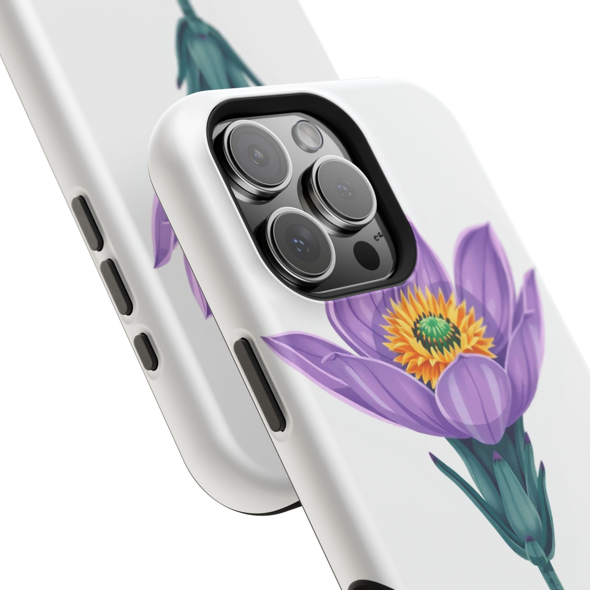 iPhone Indigo And Violet Desert Flower Slim Everyday Designer Case · iPhone Case